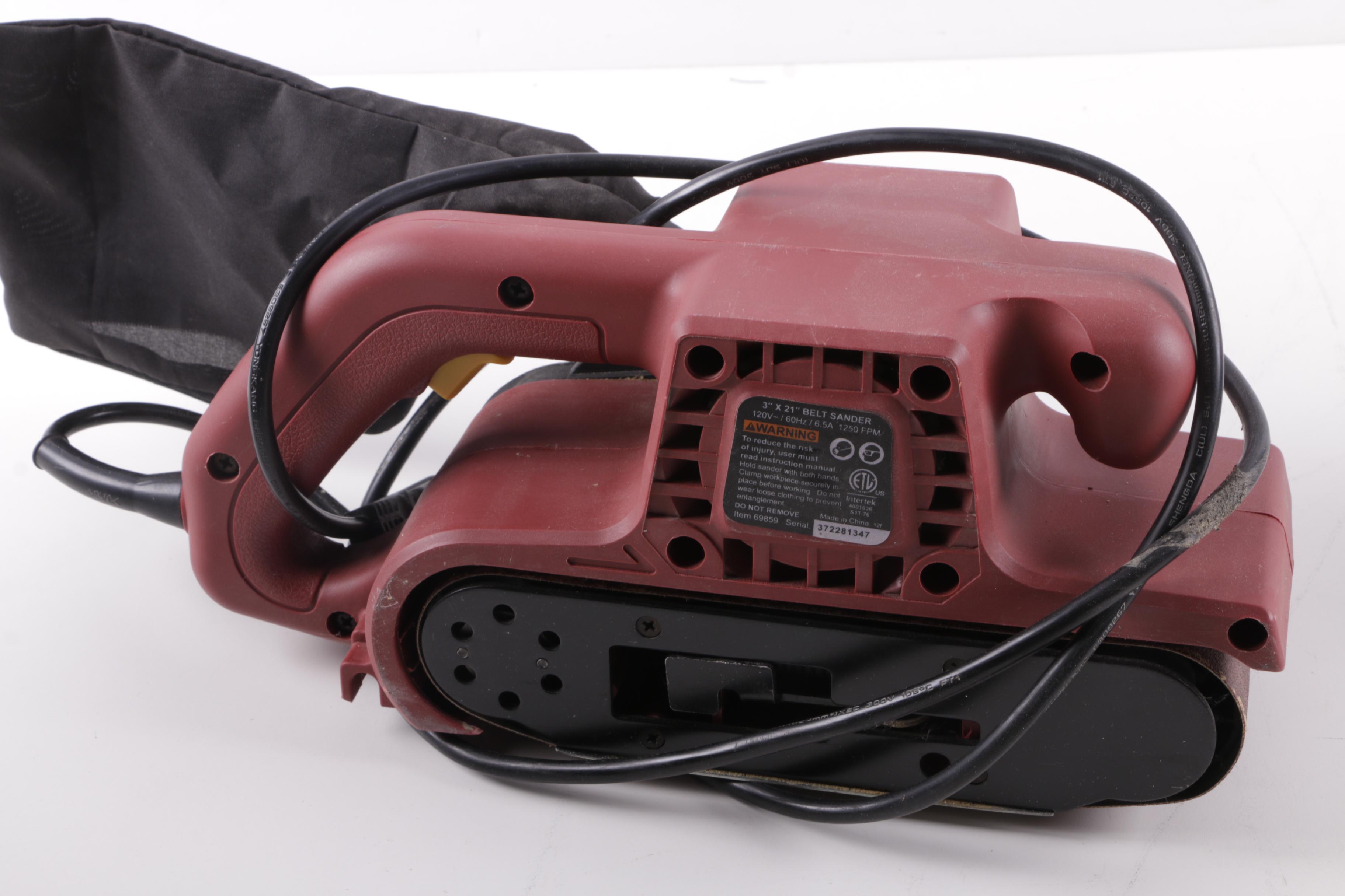 Ryobi Corner Sander, Chicago Electric Belt Sander and Wecheer Rotary Tool