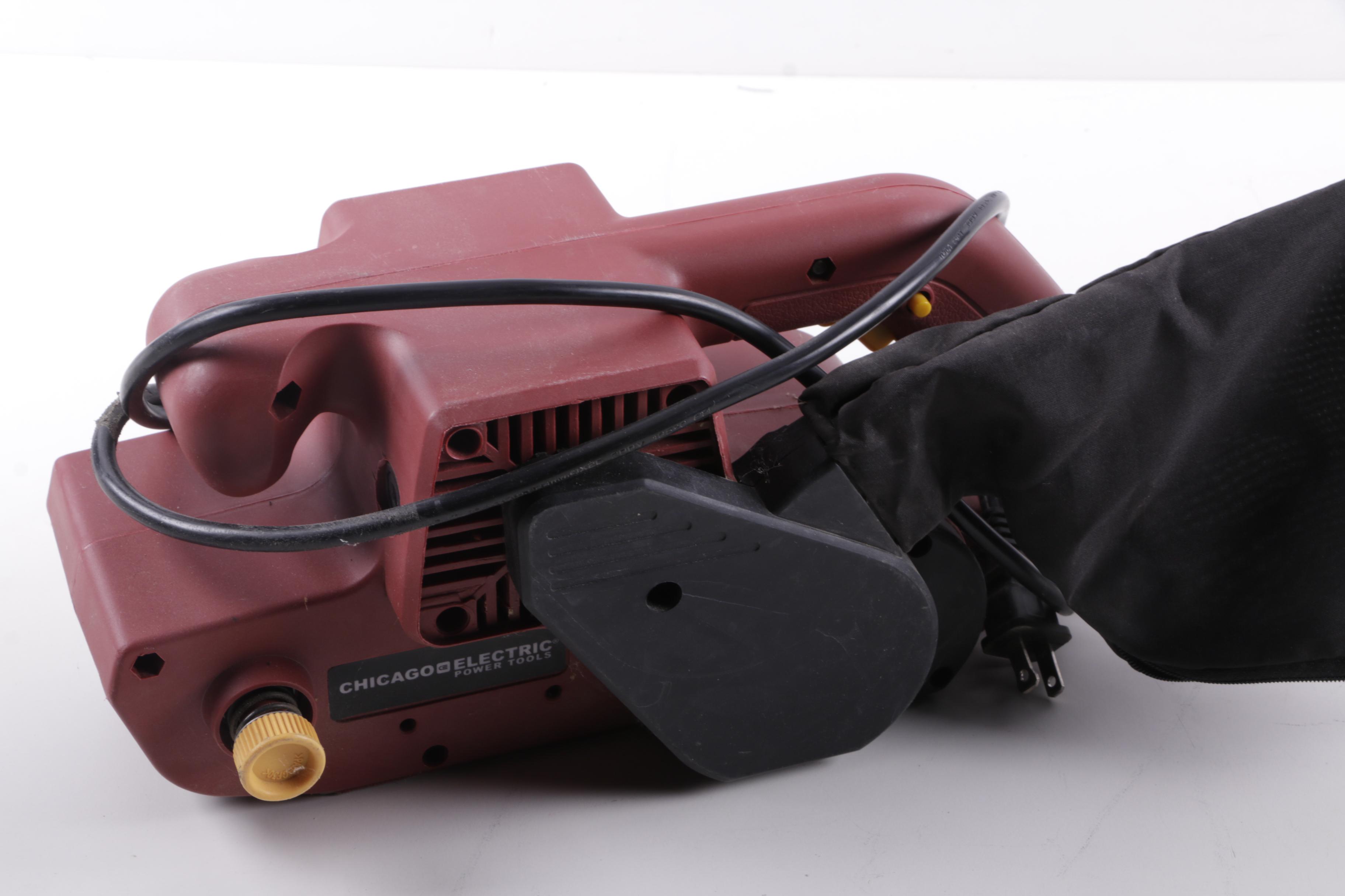 Ryobi Corner Sander, Chicago Electric Belt Sander and Wecheer Rotary Tool