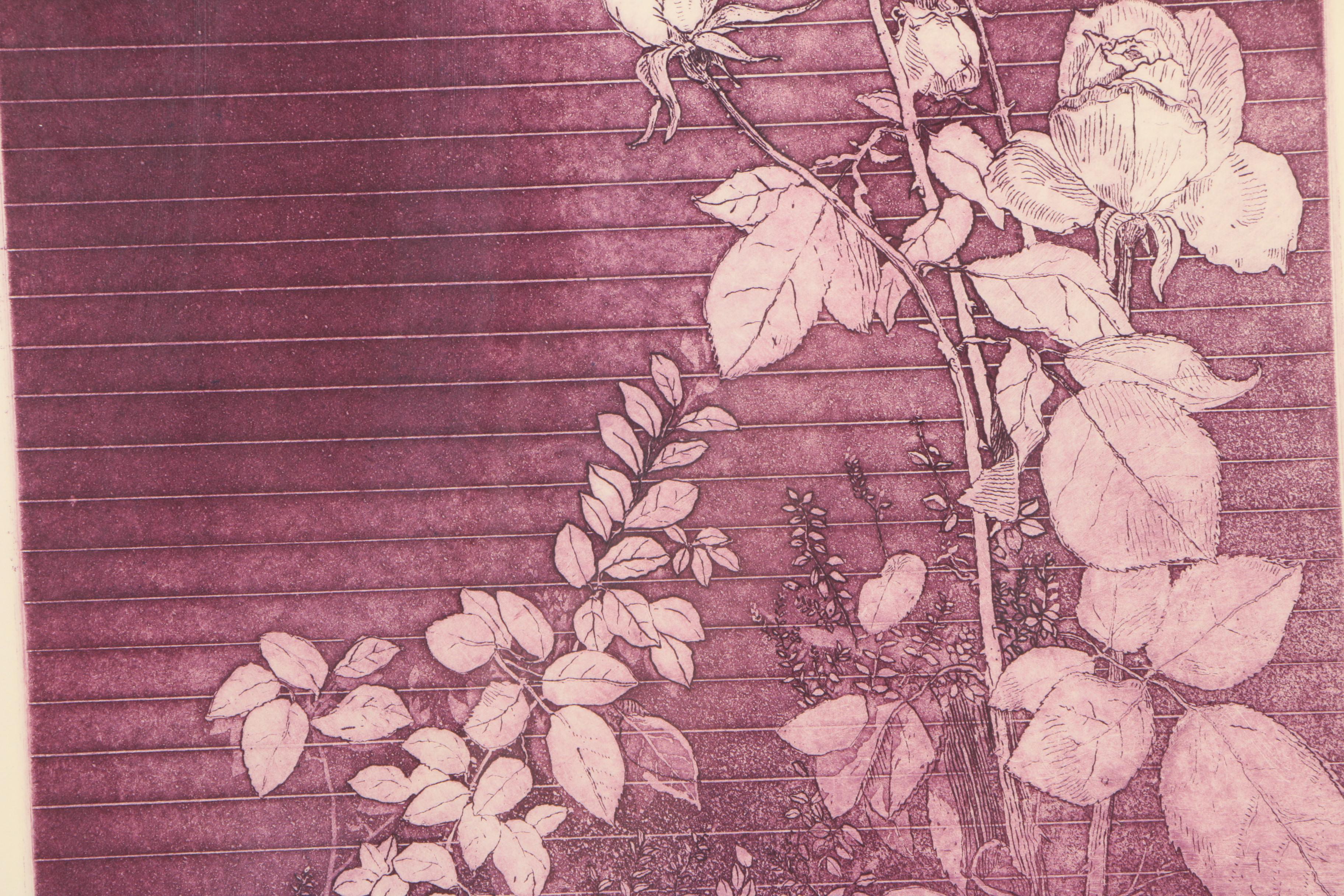 Tony Canger Limited Edition Etchings with Aquatint