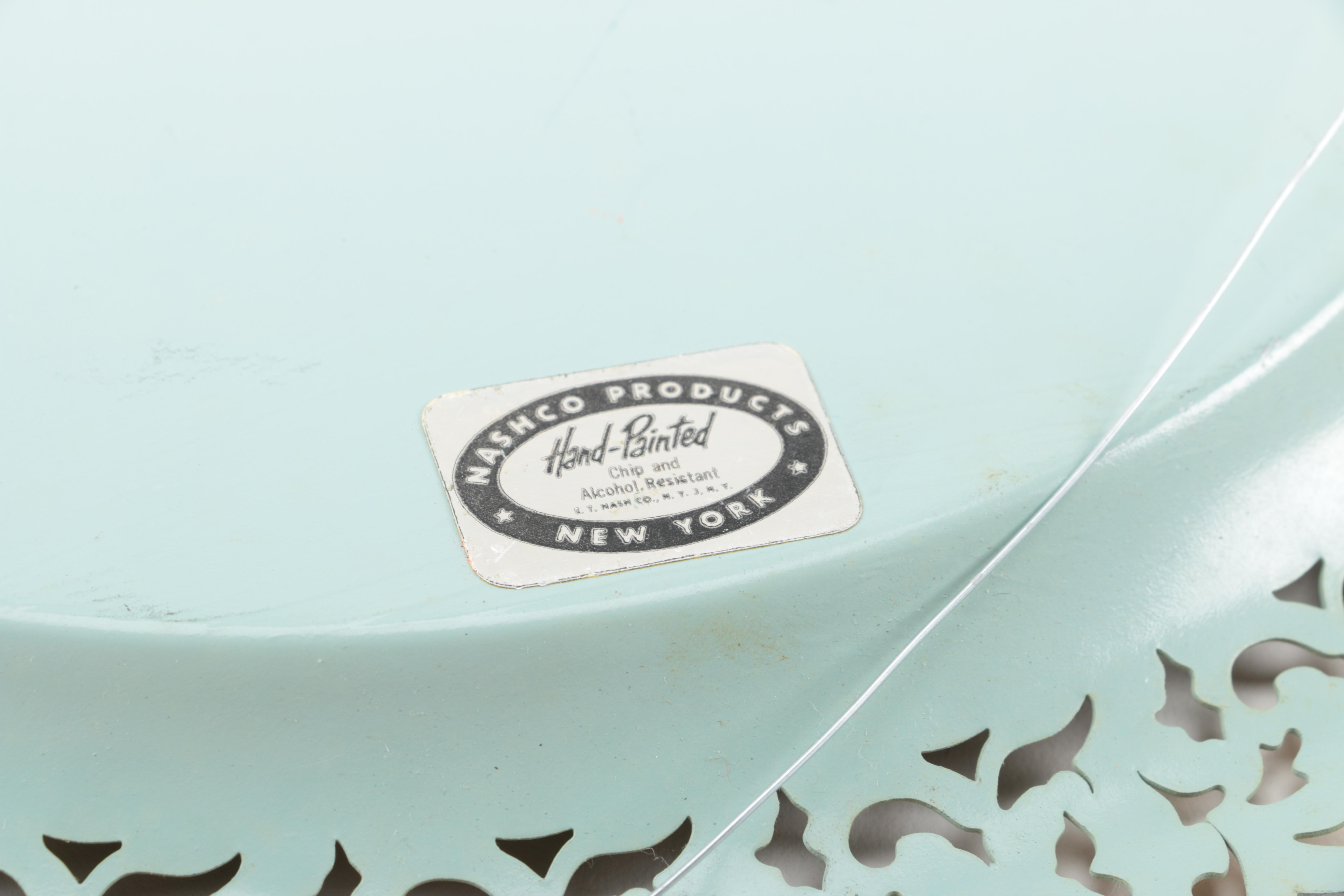 Mid Century Handpainted Nashco Tole Trays