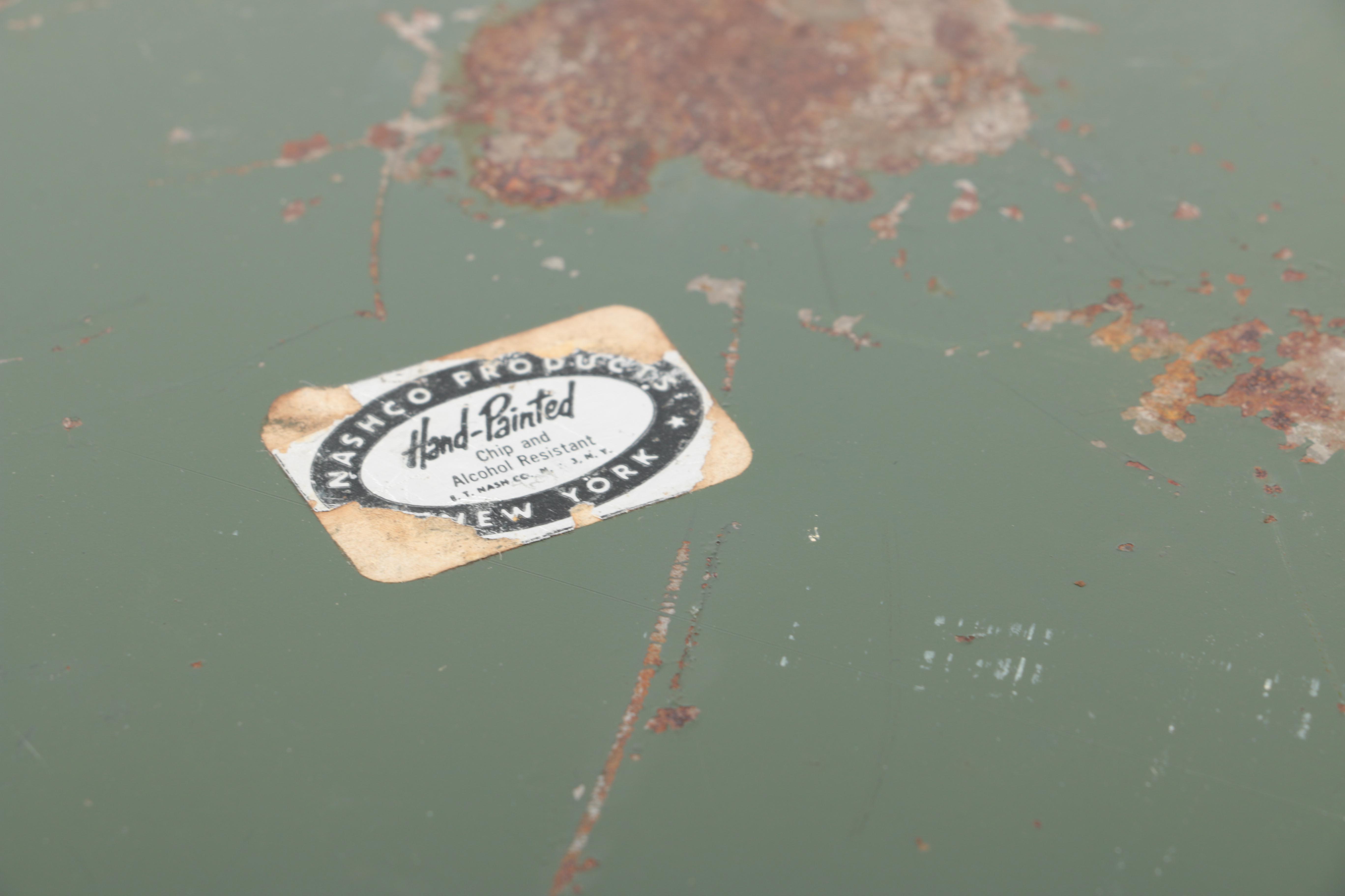 Mid Century Handpainted Nashco Tole Trays