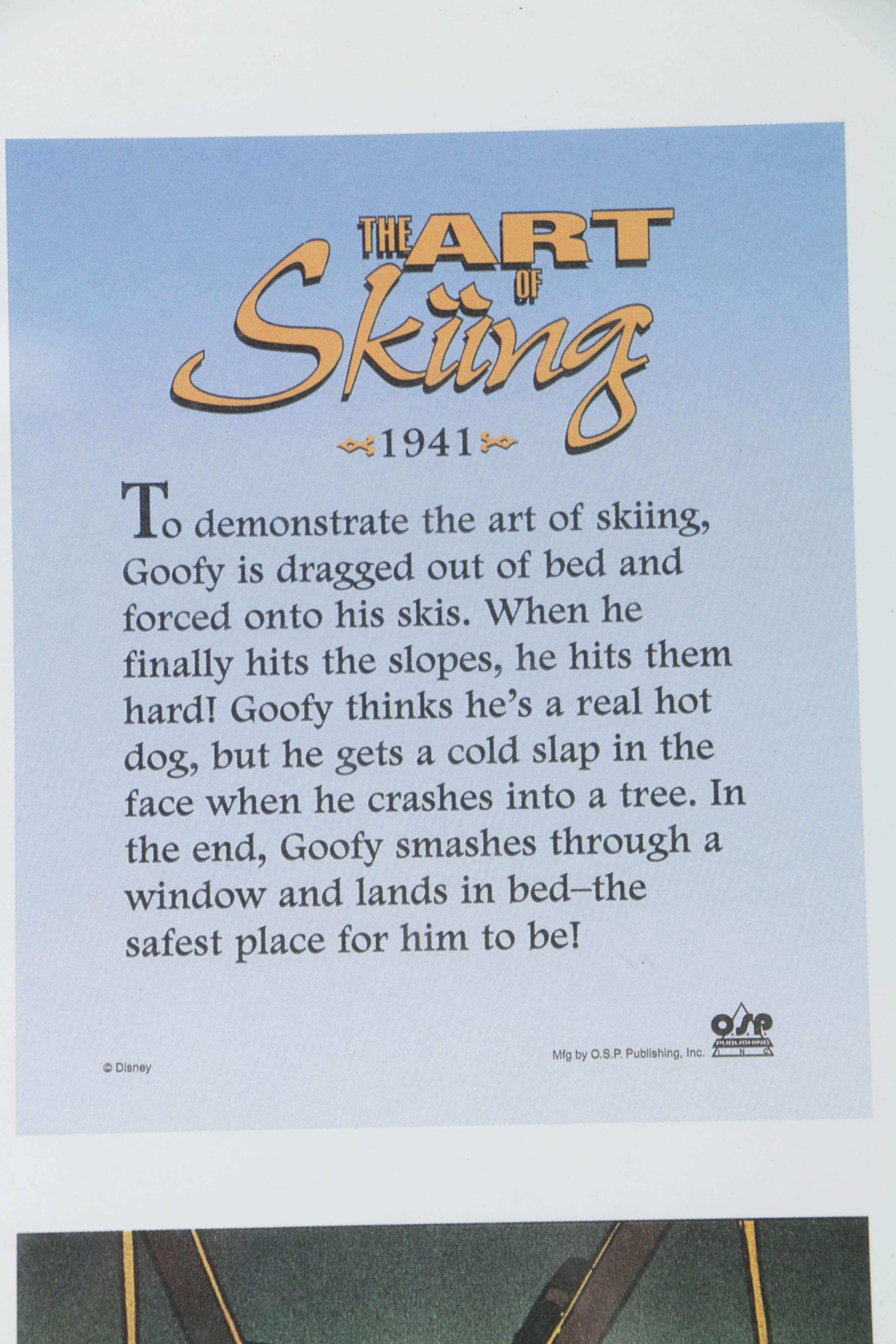 Collection of Offset Lithographs on Paper of Walt Disney Episodes