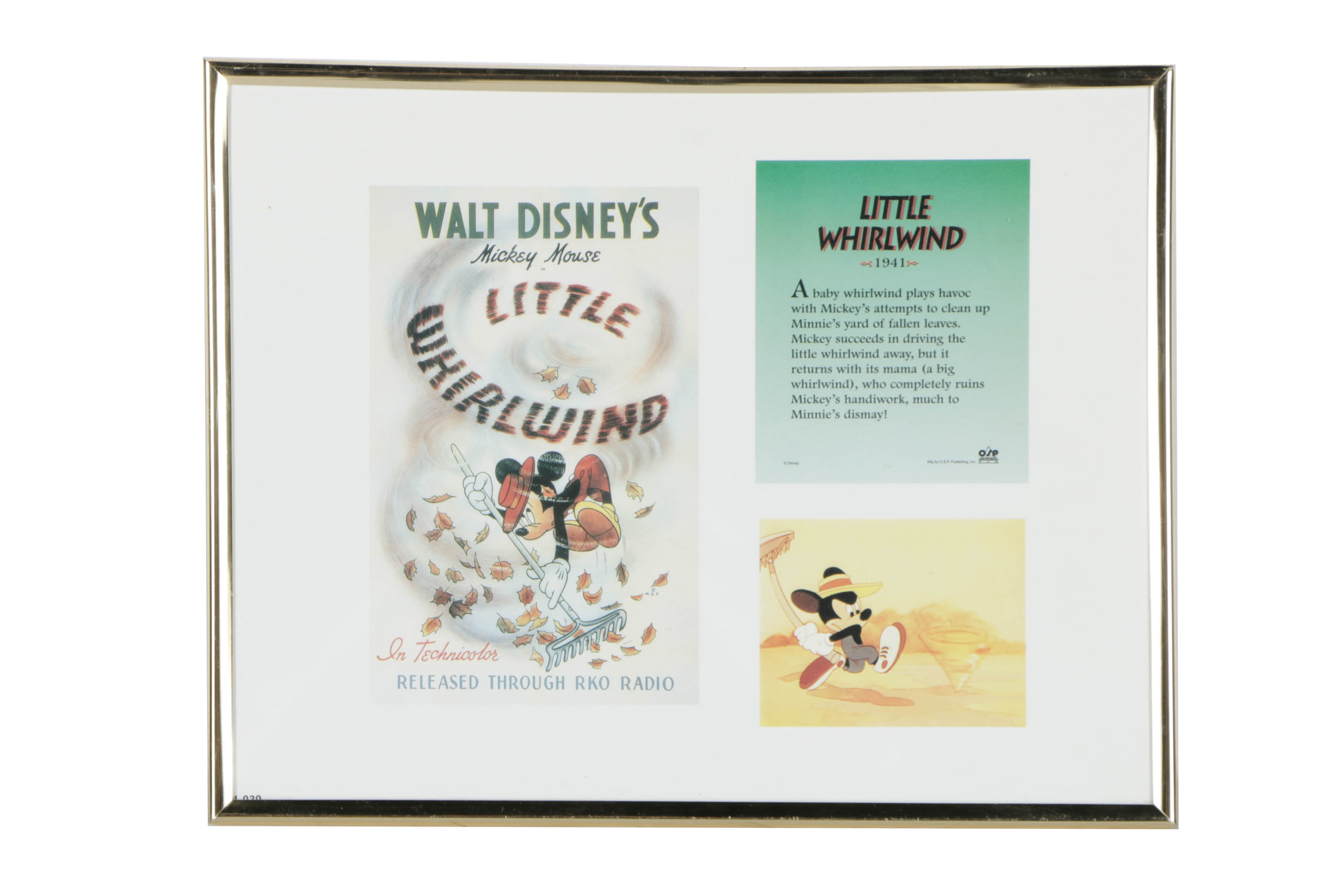 Collection of Offset Lithographs on Paper of Walt Disney Episodes