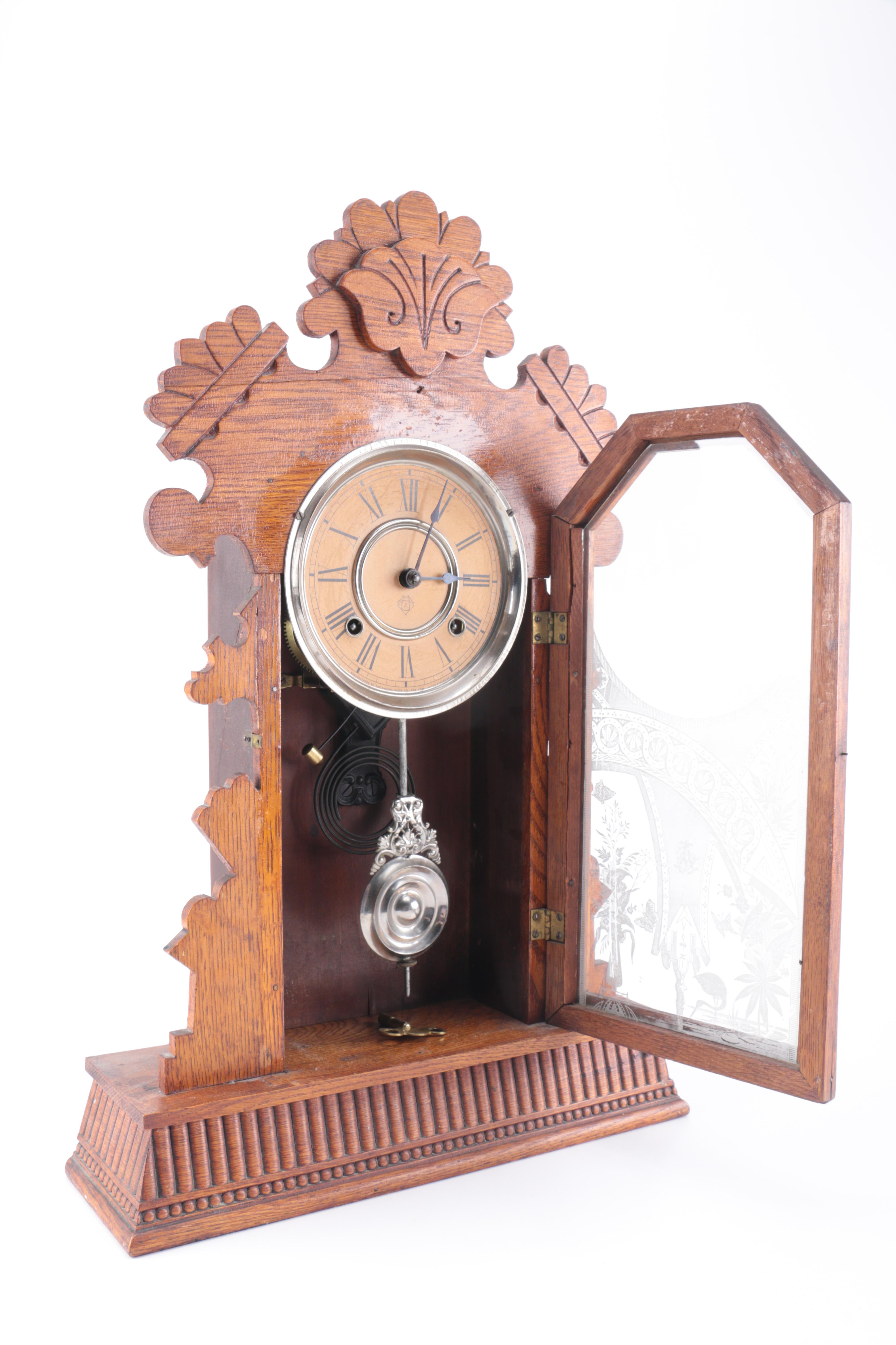 Eight Day Bedford Strike Mantel Clock