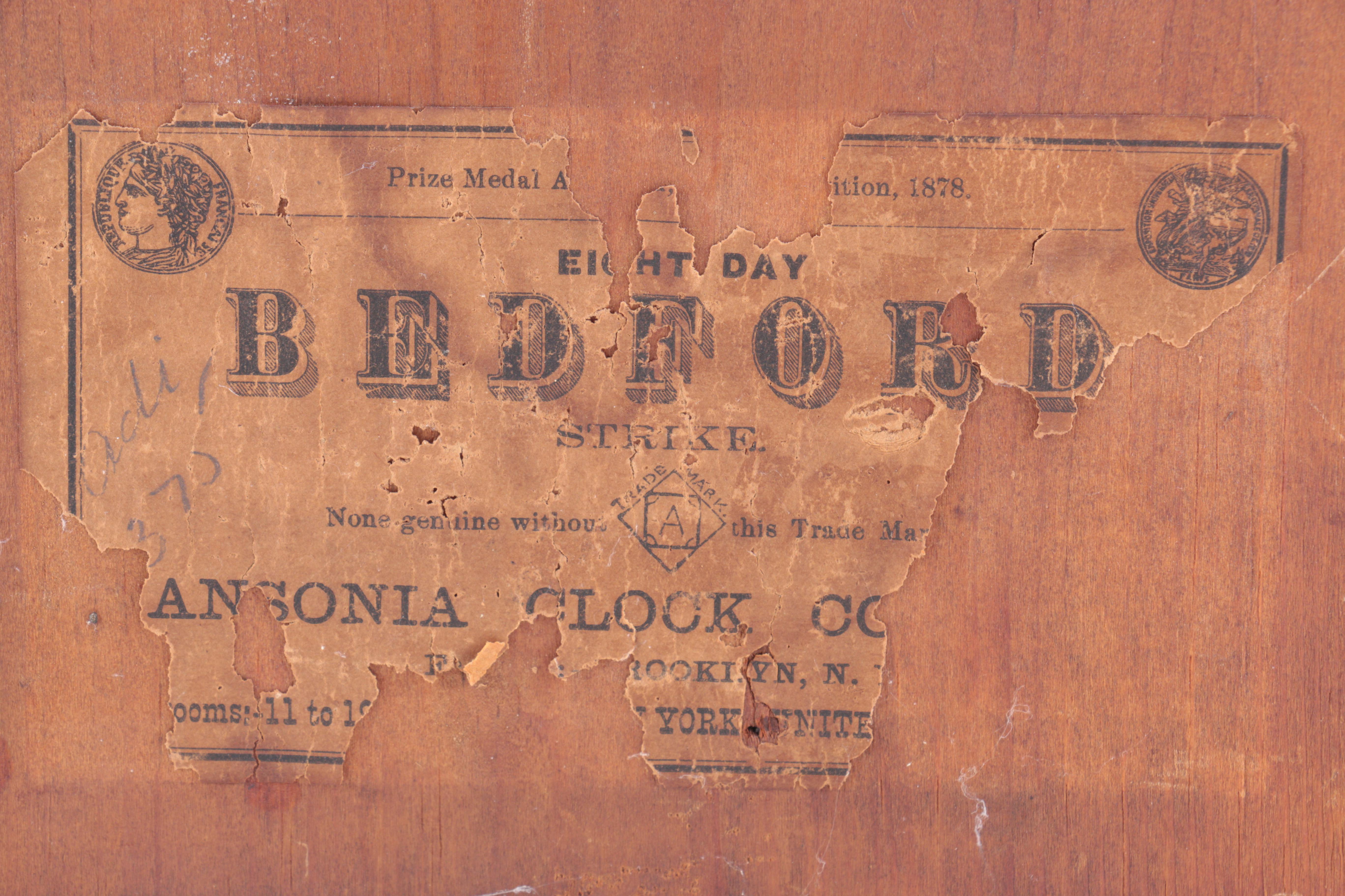 Eight Day Bedford Strike Mantel Clock