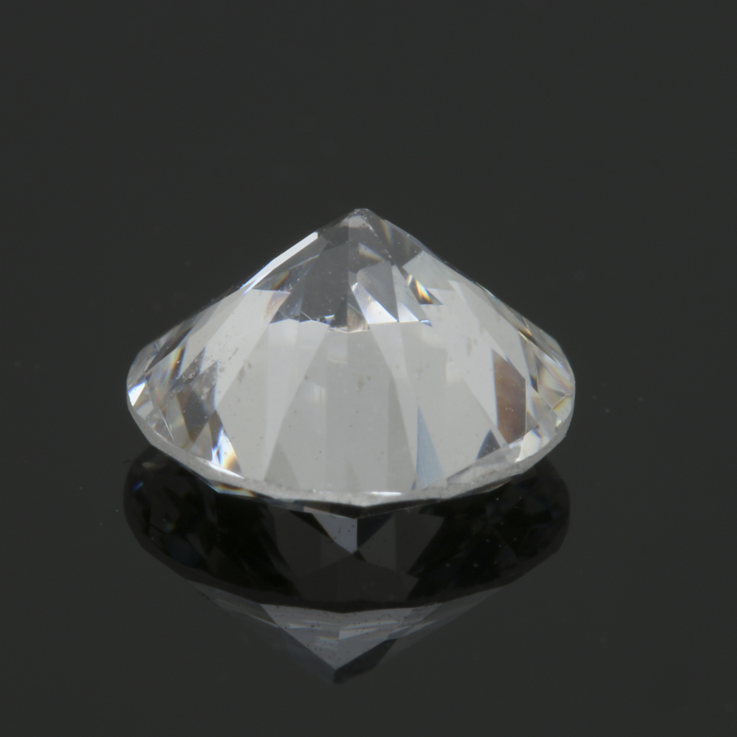 Loose Citrine, White Zircon, and Diamond Gemstones