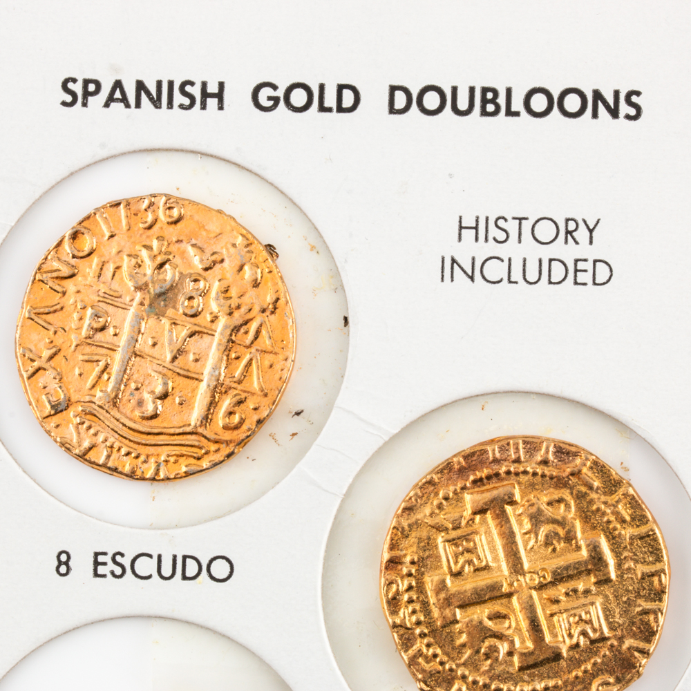 Five Sets of Museum Replica Spanish Coins
