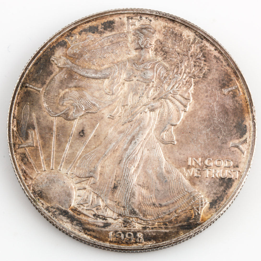 Group of Six U.S. Silver Coins
