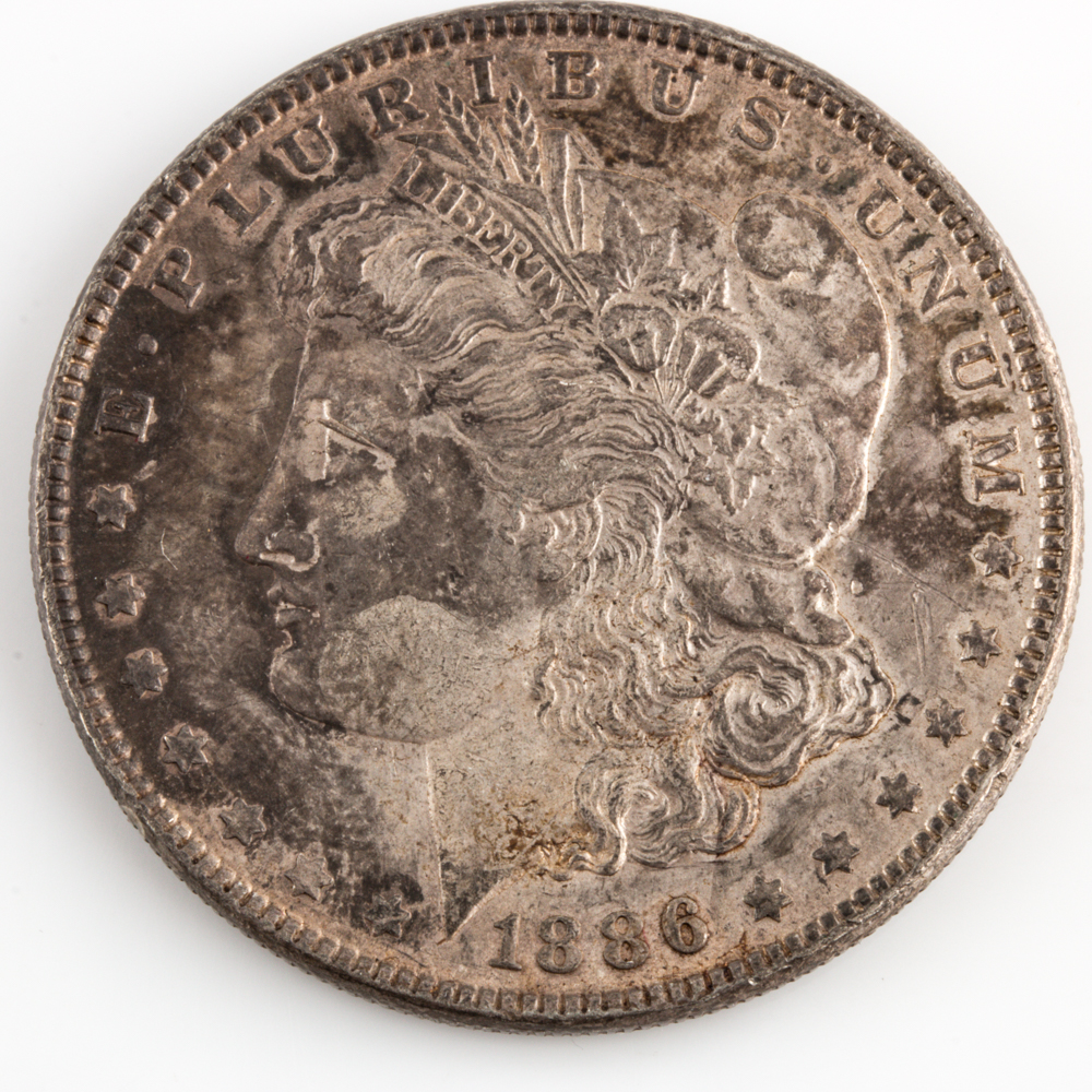 Group of Six U.S. Silver Coins