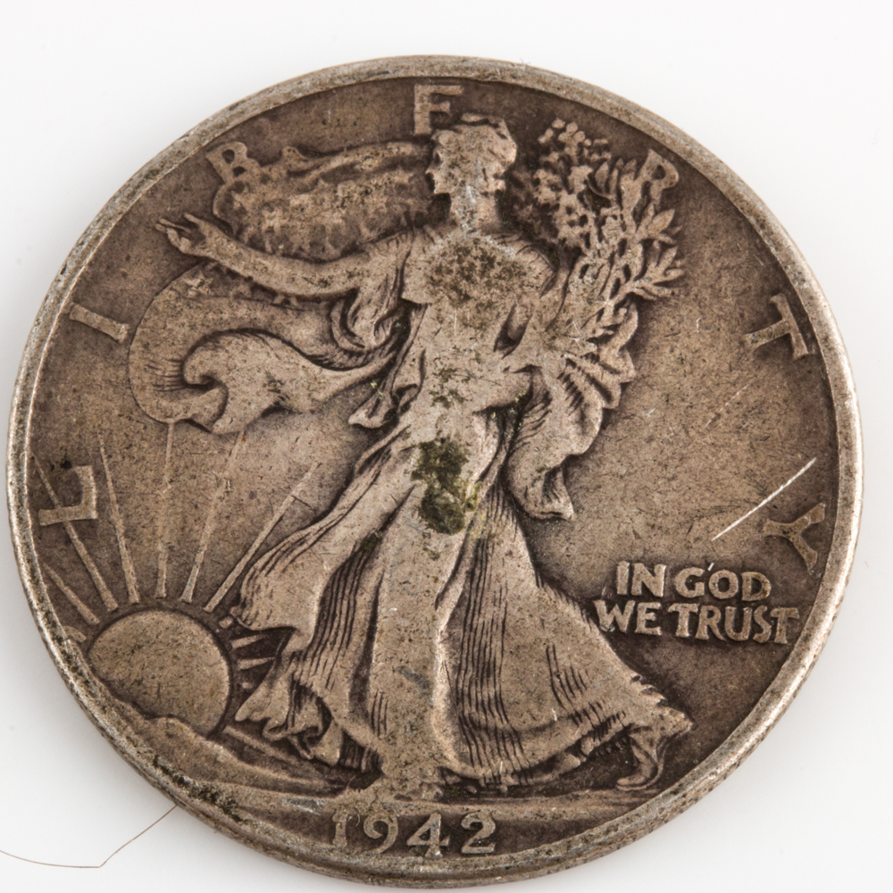 Group of Six U.S. Silver Coins