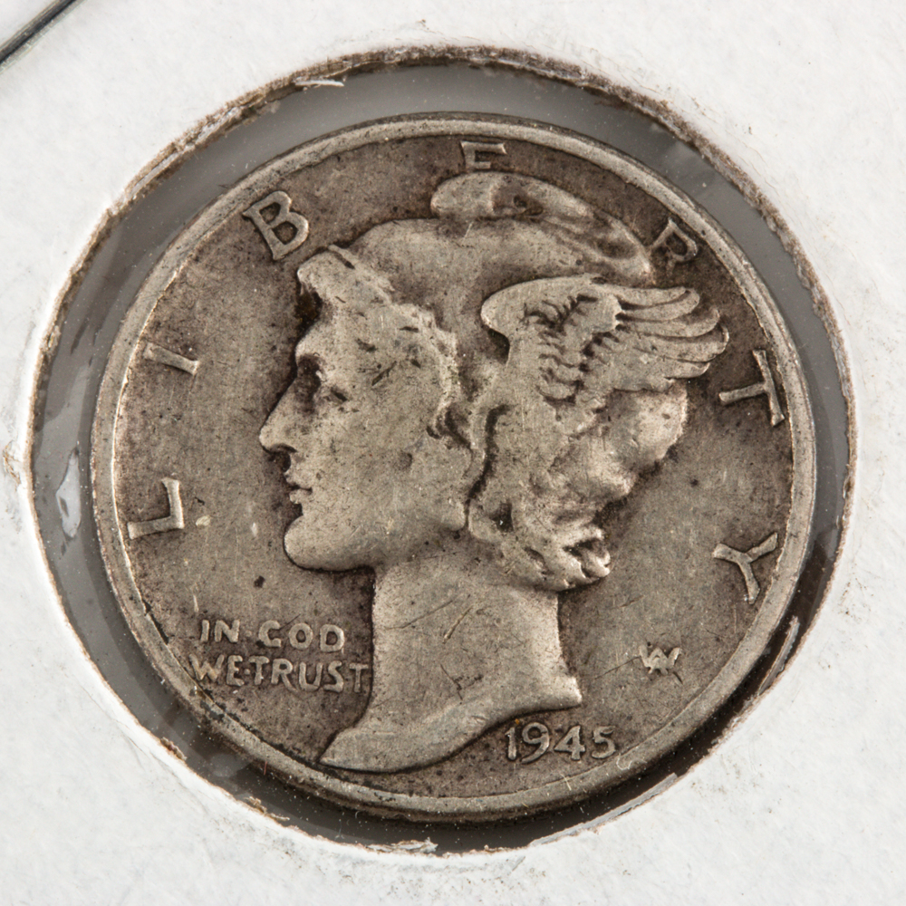 Group of Six U.S. Silver Coins