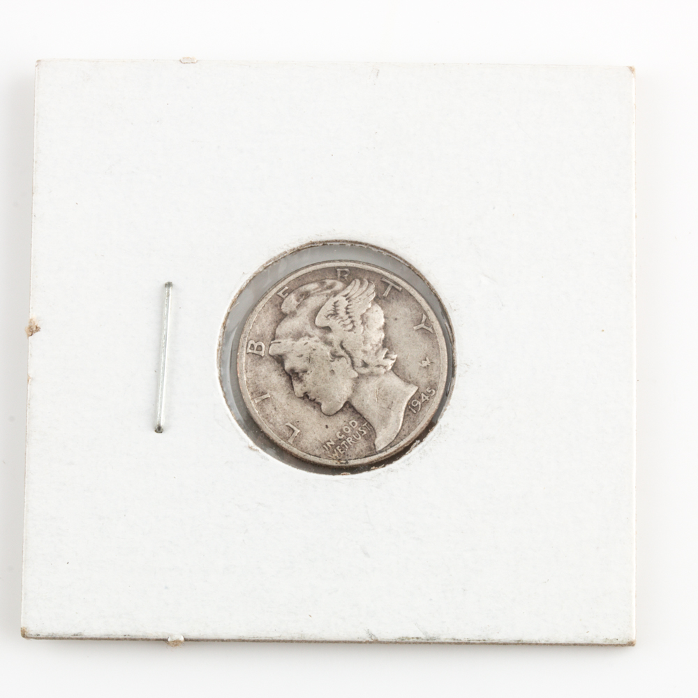 Group of Six U.S. Silver Coins