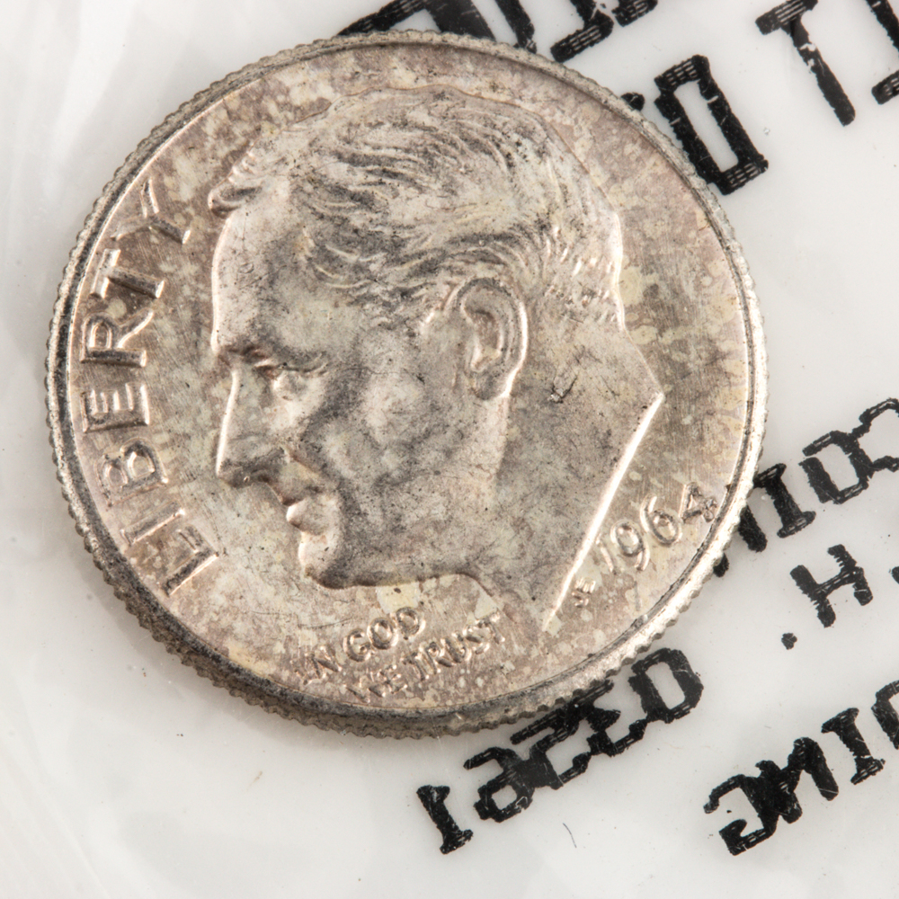 Group of Six U.S. Silver Coins