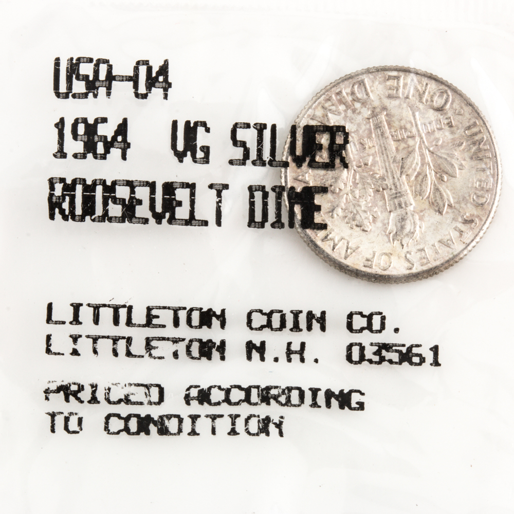 Group of Six U.S. Silver Coins