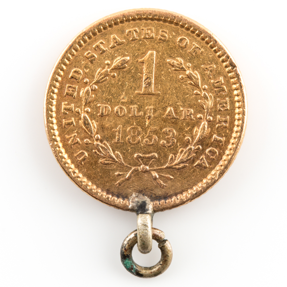 1853 Liberty Head Gold Dollar