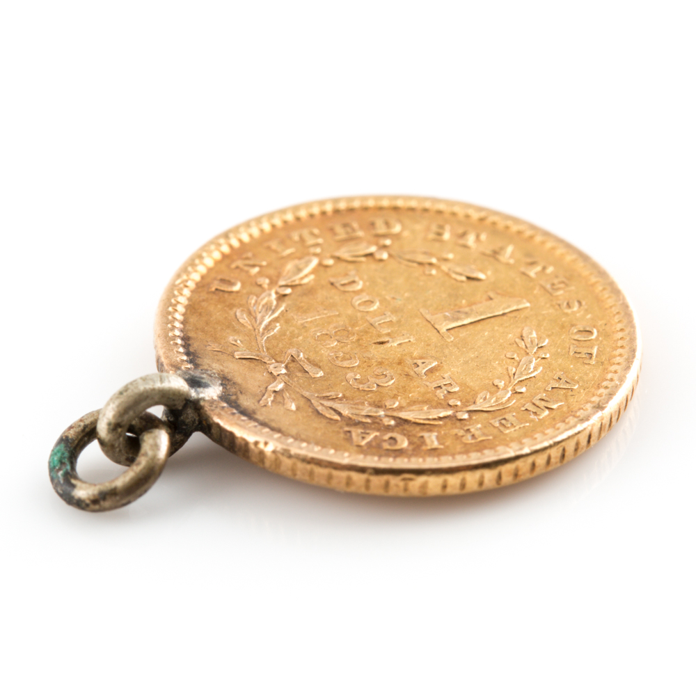 1853 Liberty Head Gold Dollar