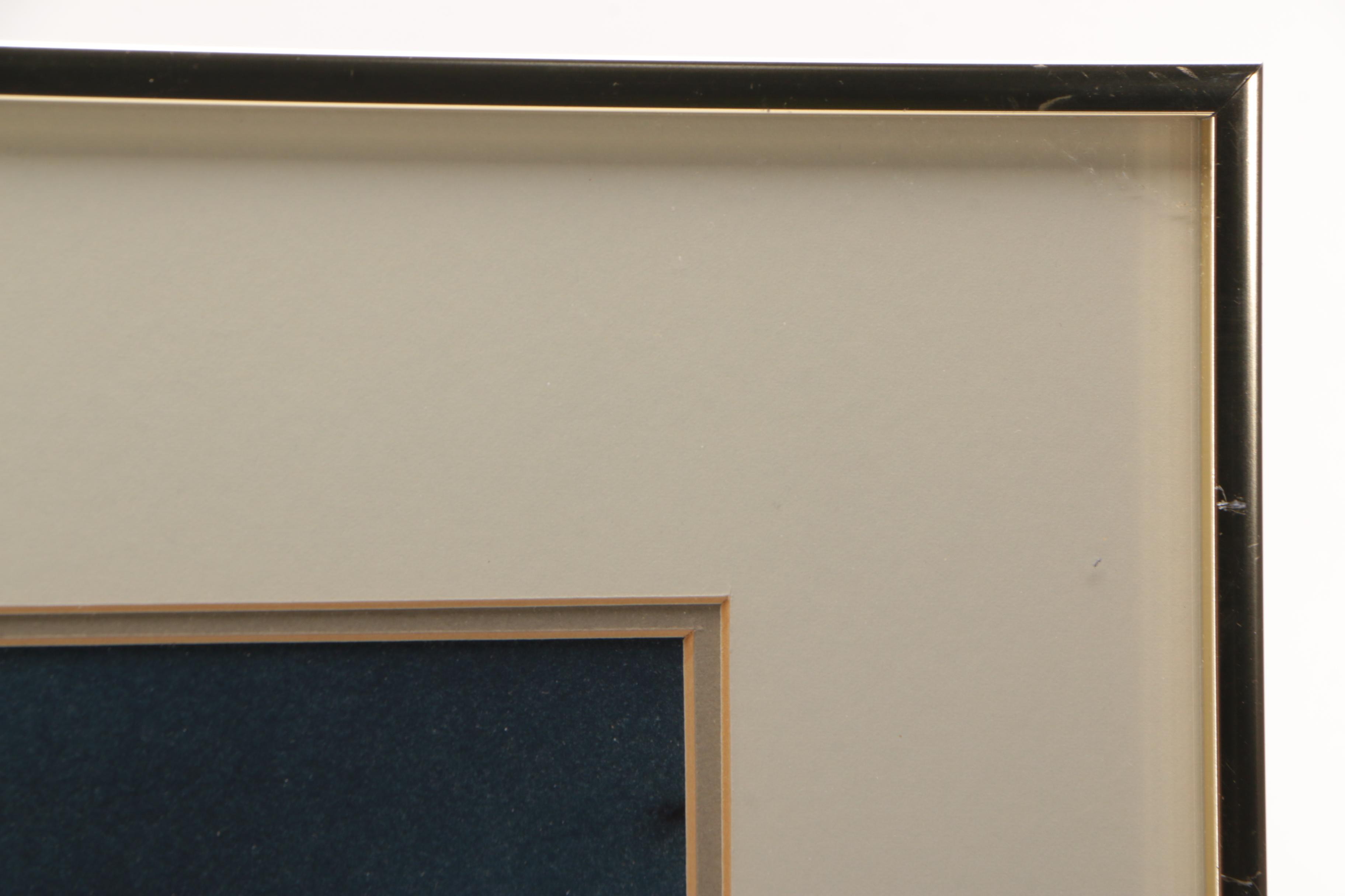 Barbara Weber Watercolor on Paper of a Winter Landscape