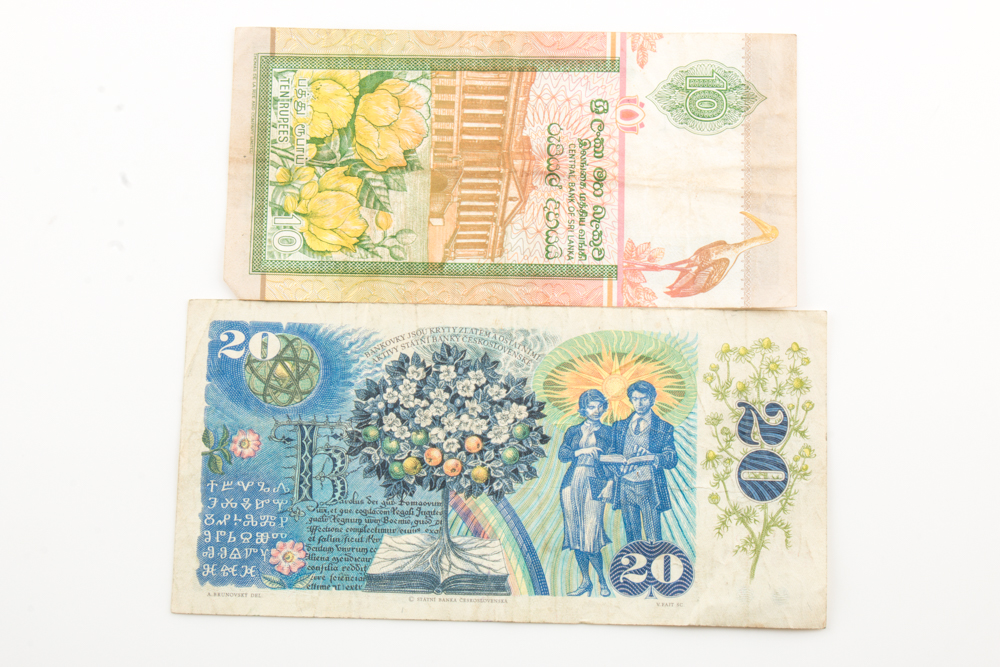 Group of 129 Foreign Banknotes