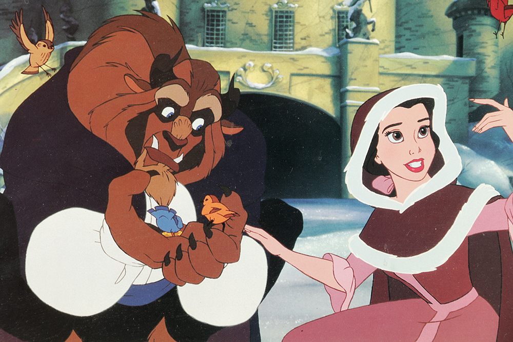 Disney Offset Lithograph on Paper "When We Touched She Didn't Shudder at my Paw"