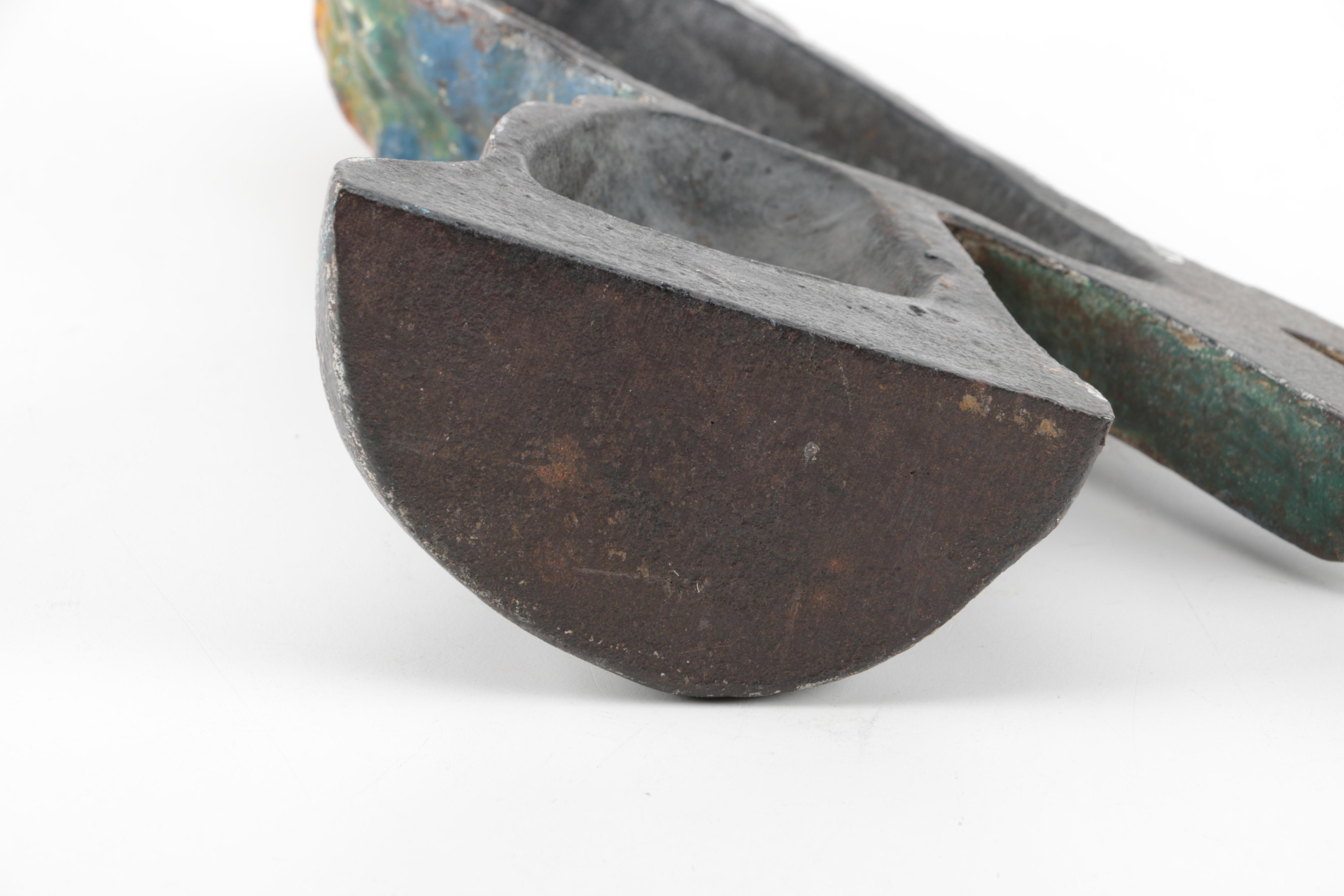 Vintage Cast Iron Parrot Doorstop