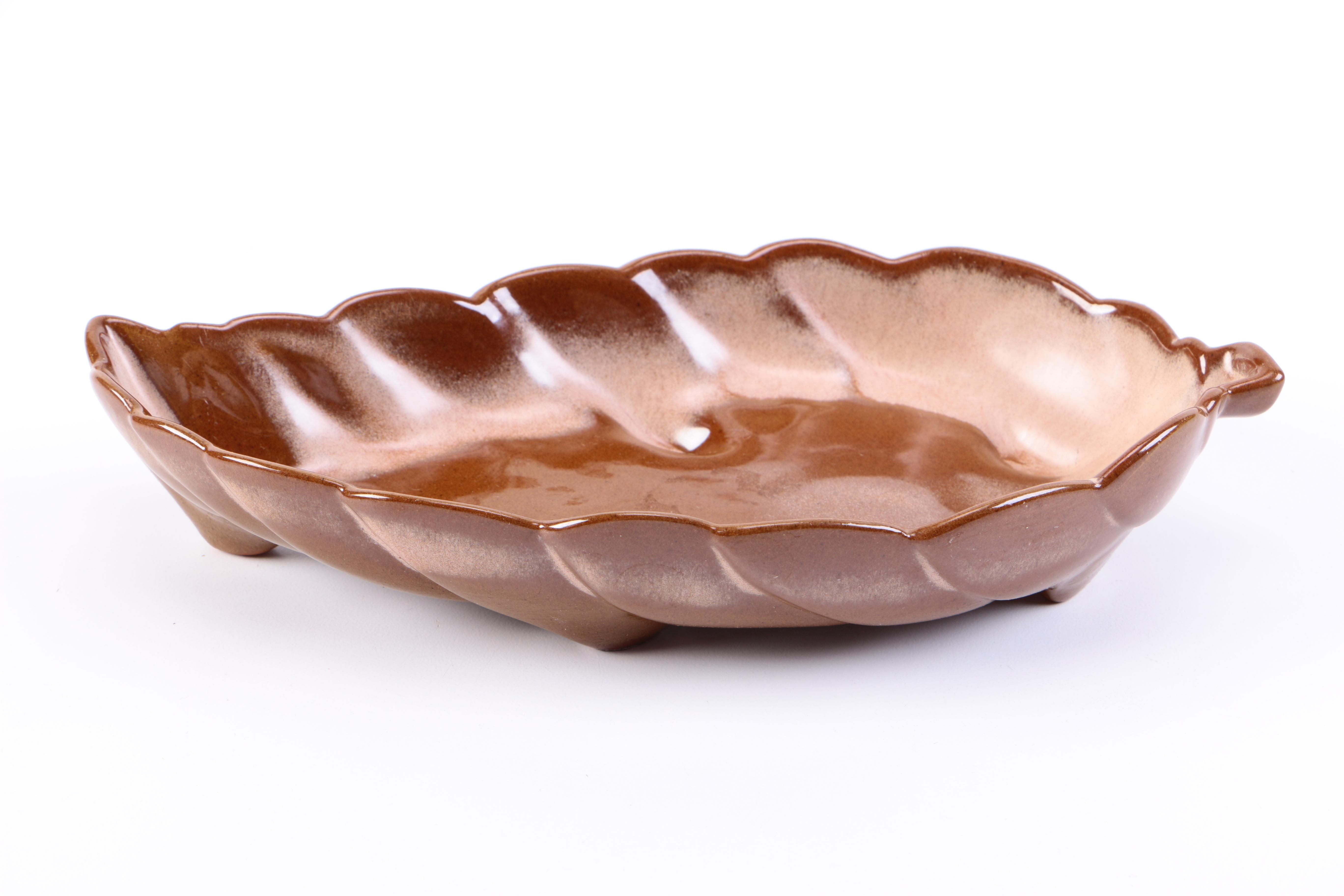 A Pair of Mid Century Frankoma Pottery Serving Dishes