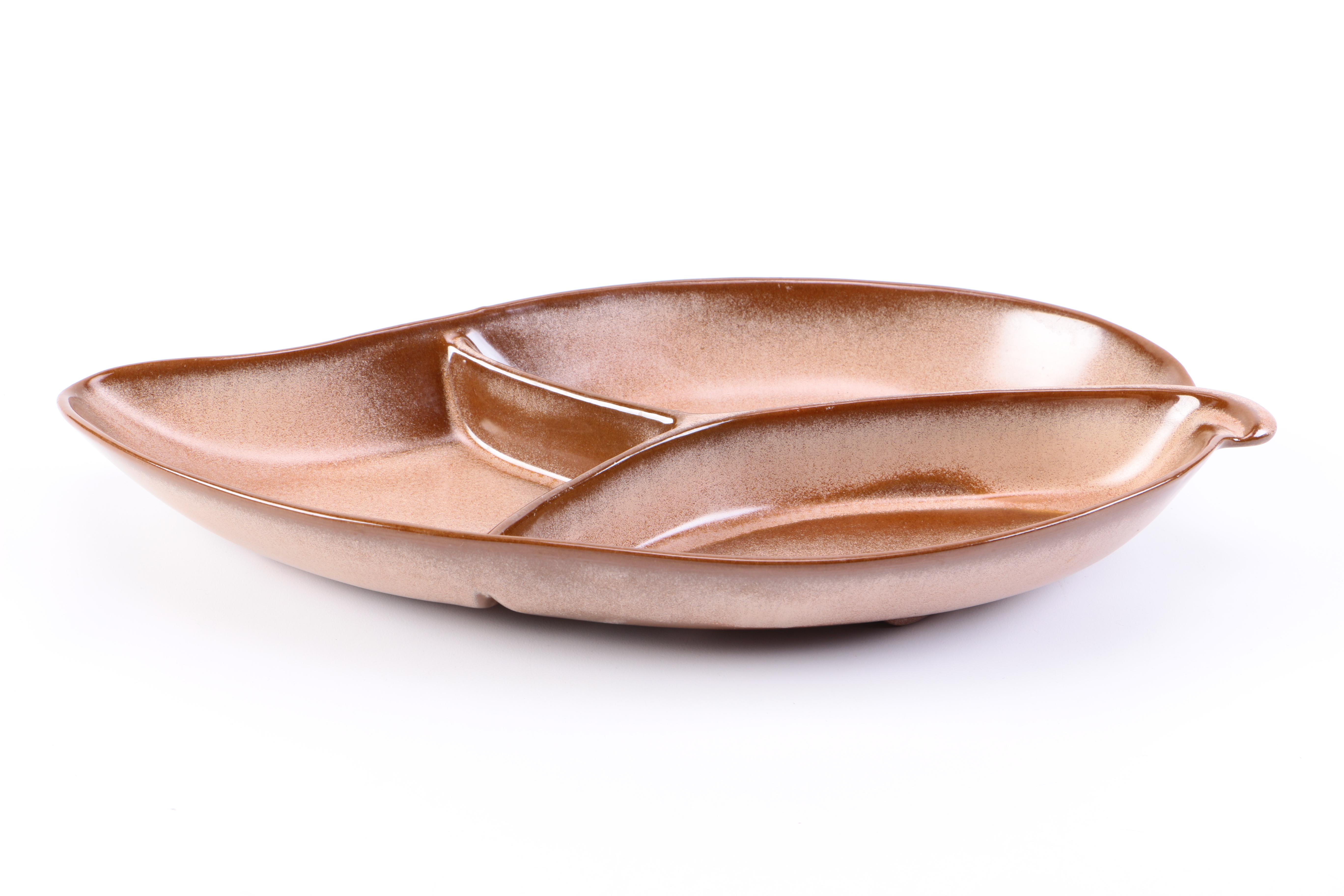 A Pair of Mid Century Frankoma Pottery Serving Dishes