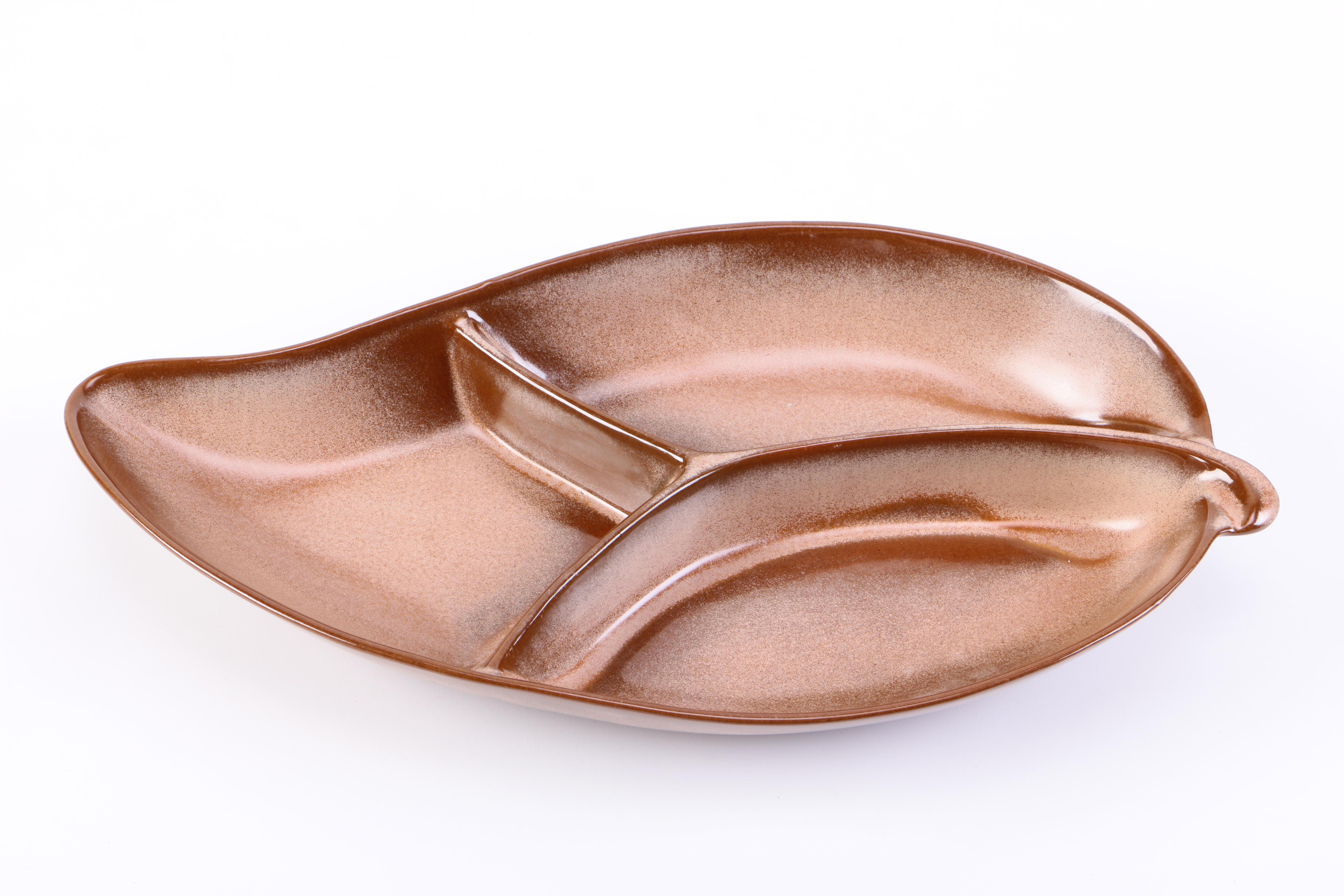 A Pair of Mid Century Frankoma Pottery Serving Dishes