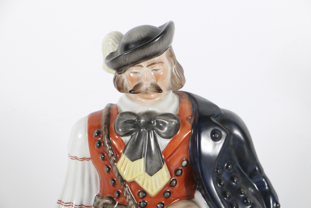 Herend Porcelain Figurine Of A Man In Ethnic Outfit