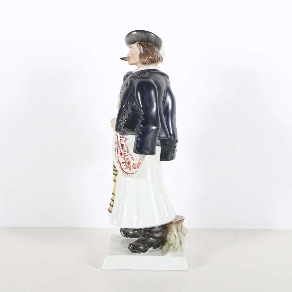 Herend Porcelain Figurine Of A Man In Ethnic Outfit