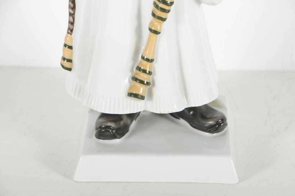 Herend Porcelain Figurine Of A Man In Ethnic Outfit