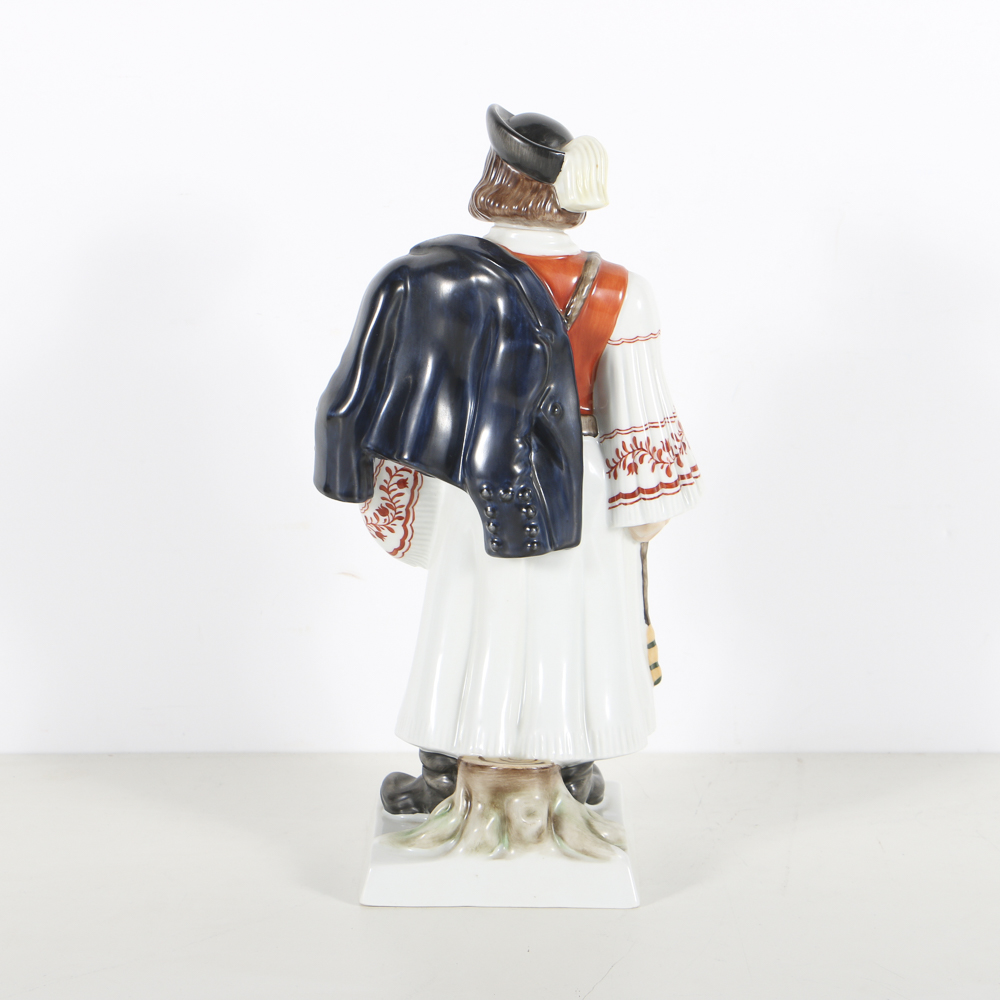Herend Porcelain Figurine Of A Man In Ethnic Outfit
