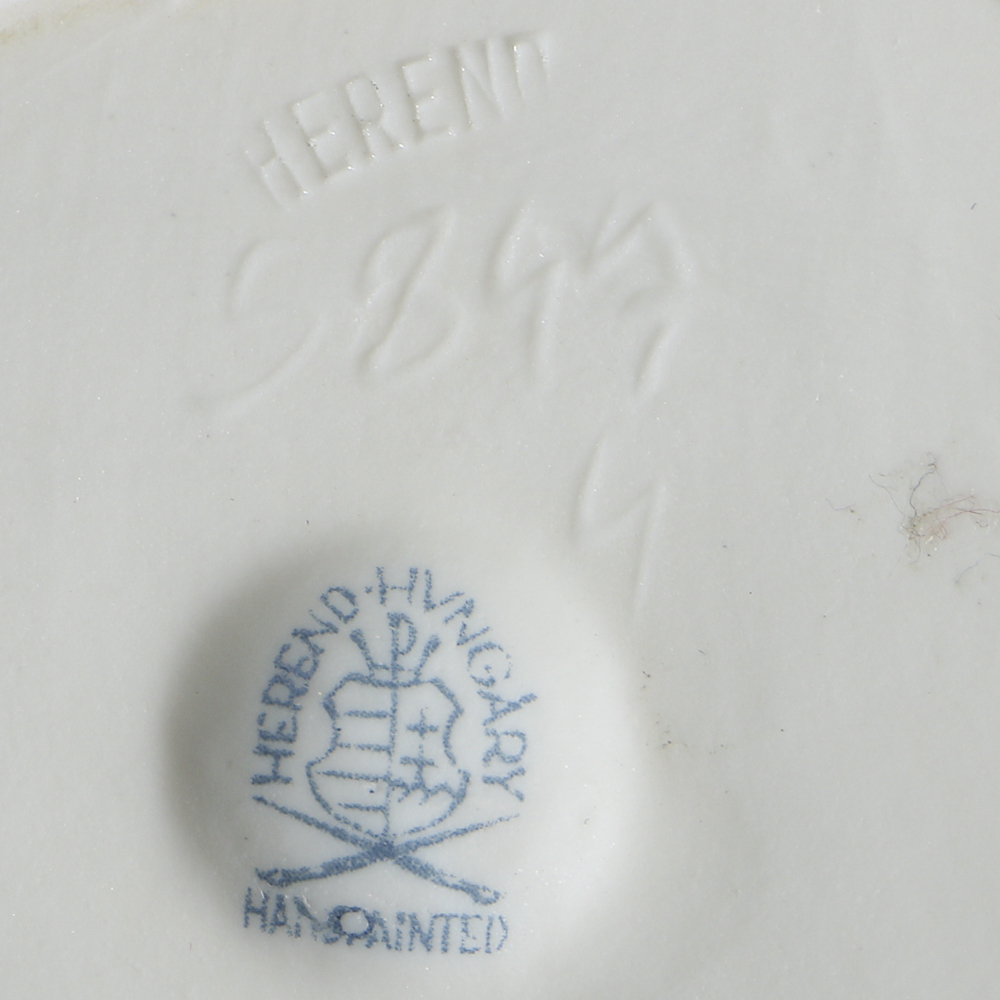 Herend Porcelain Figurine Of A Boy With Boots