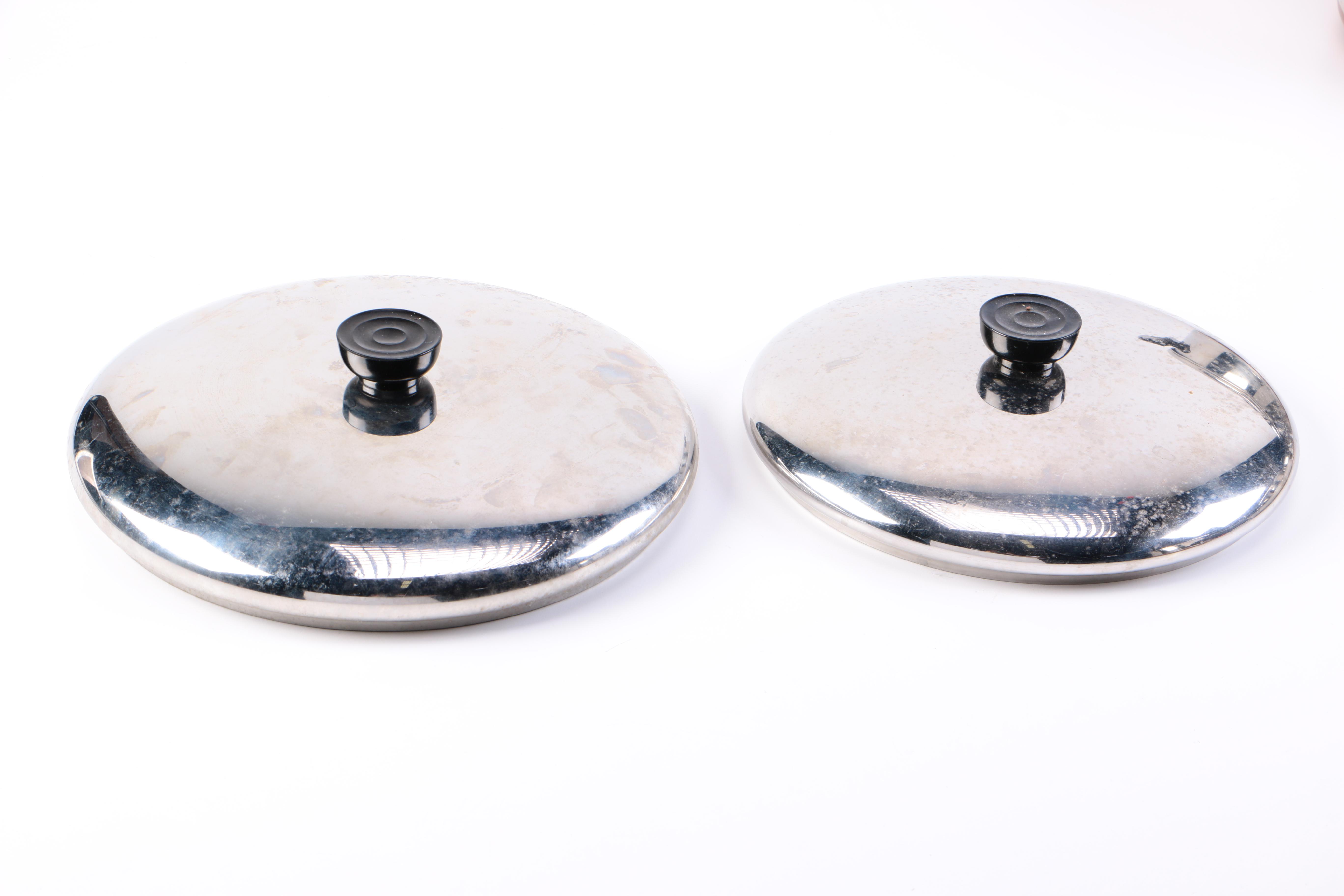 Vintage Copper-Bottomed Revere Ware Cookware Set