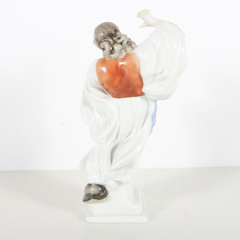 Herend Porcelain Figurine Dancing Peasant