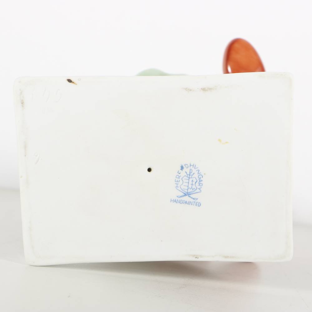 Herend Porcelain Boy With Boots Figurine