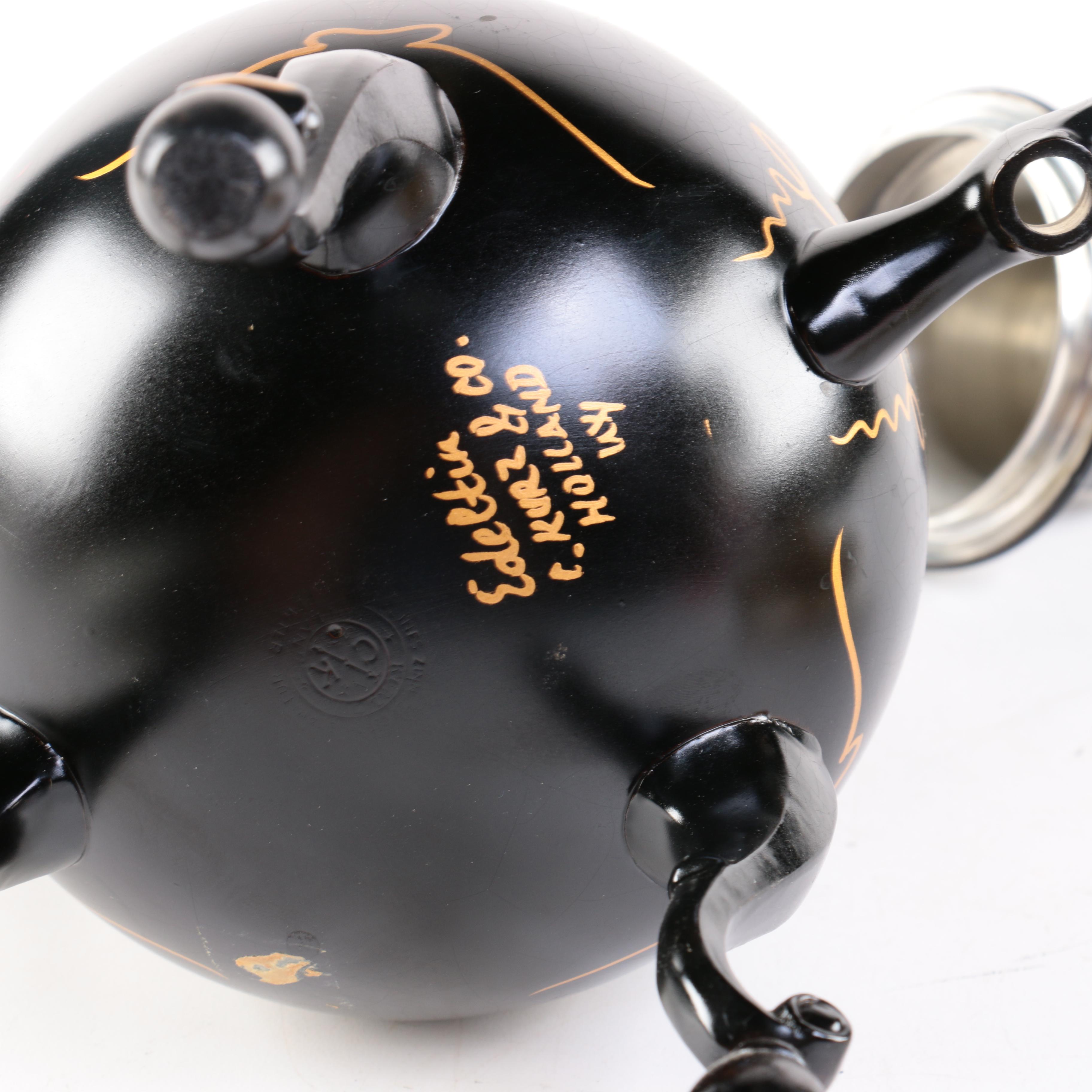 Hand Painted Samovar Urn Made by Kurz-Tiel