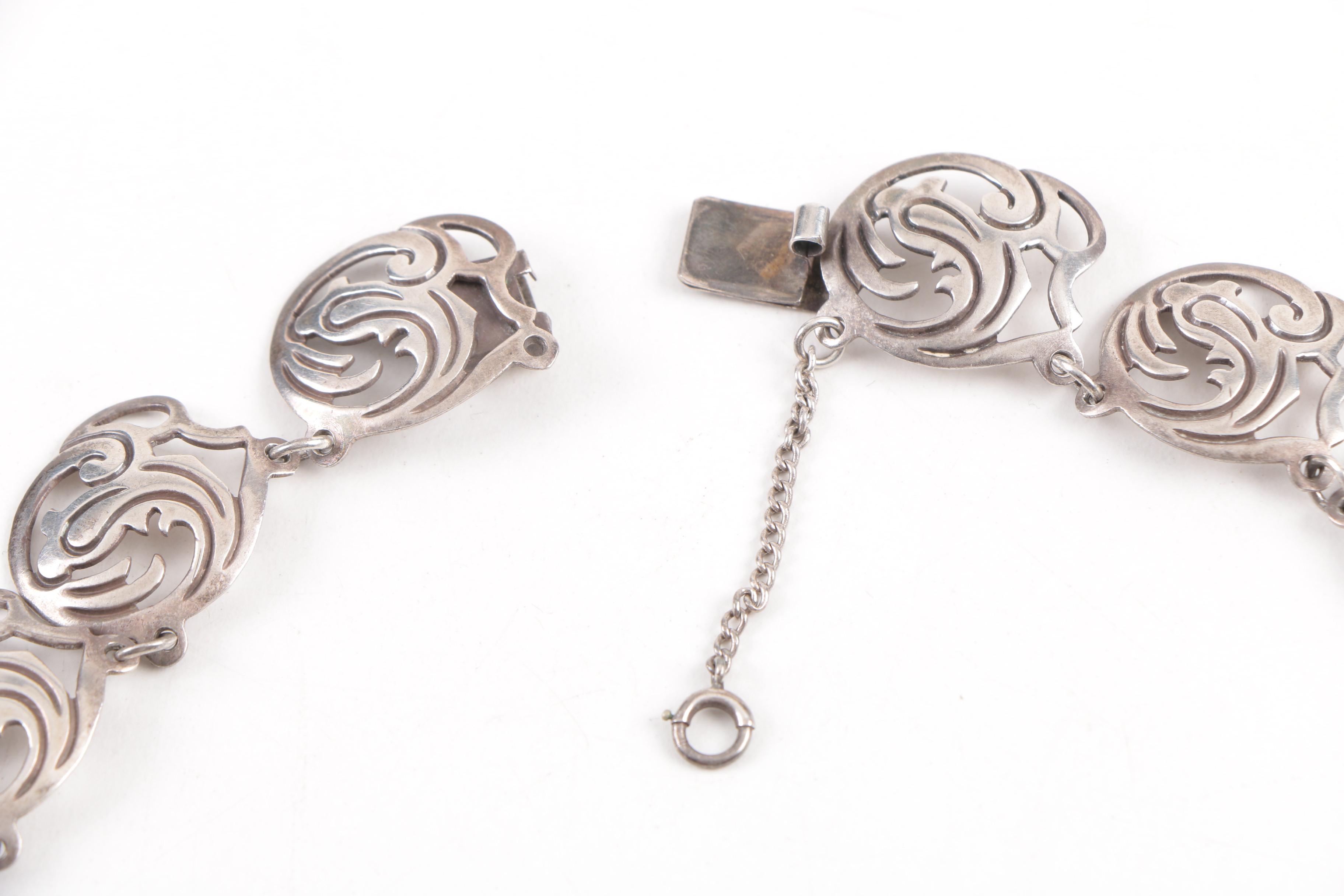 Sterling Silver Taxco Necklace