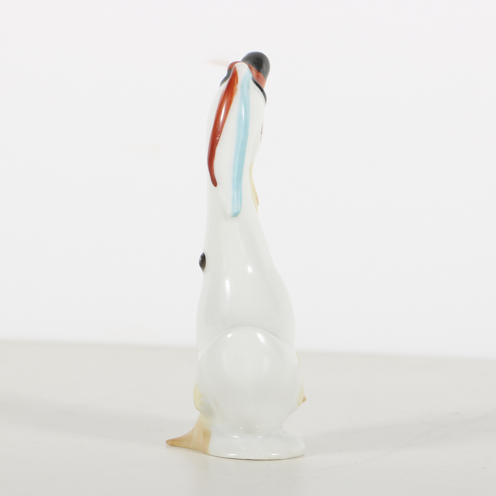 Herend Porcelain Figurines Of Mr. and Mrs. Duck