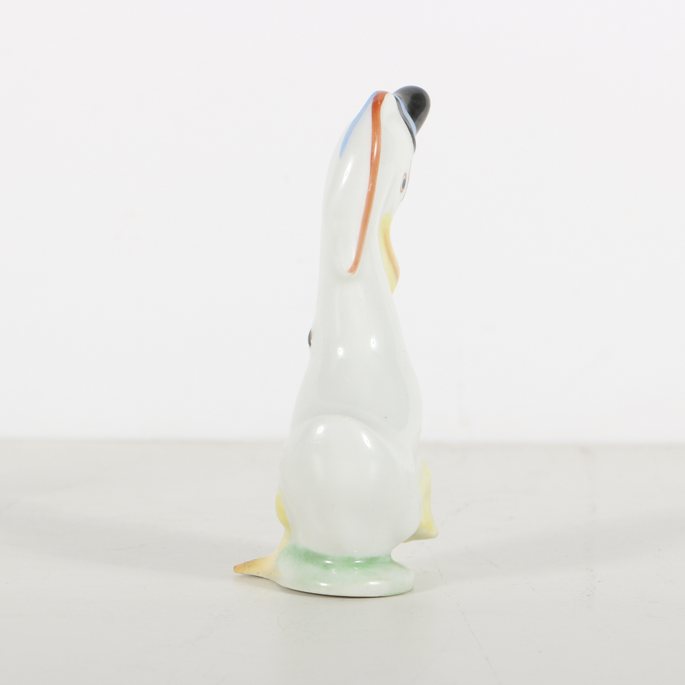 Herend Porcelain Figurines Of Mr. and Mrs. Duck