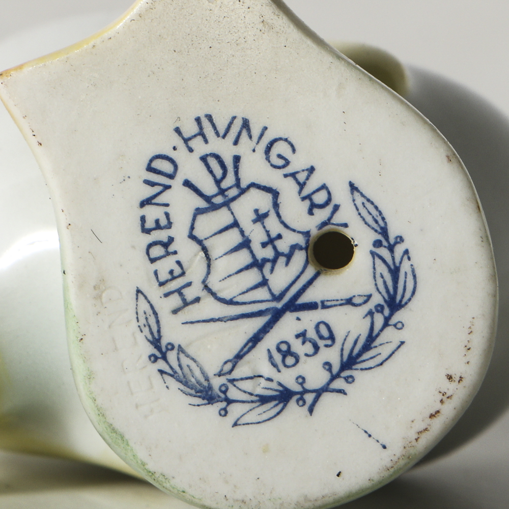 Herend Porcelain Figurines Of Mr. and Mrs. Duck