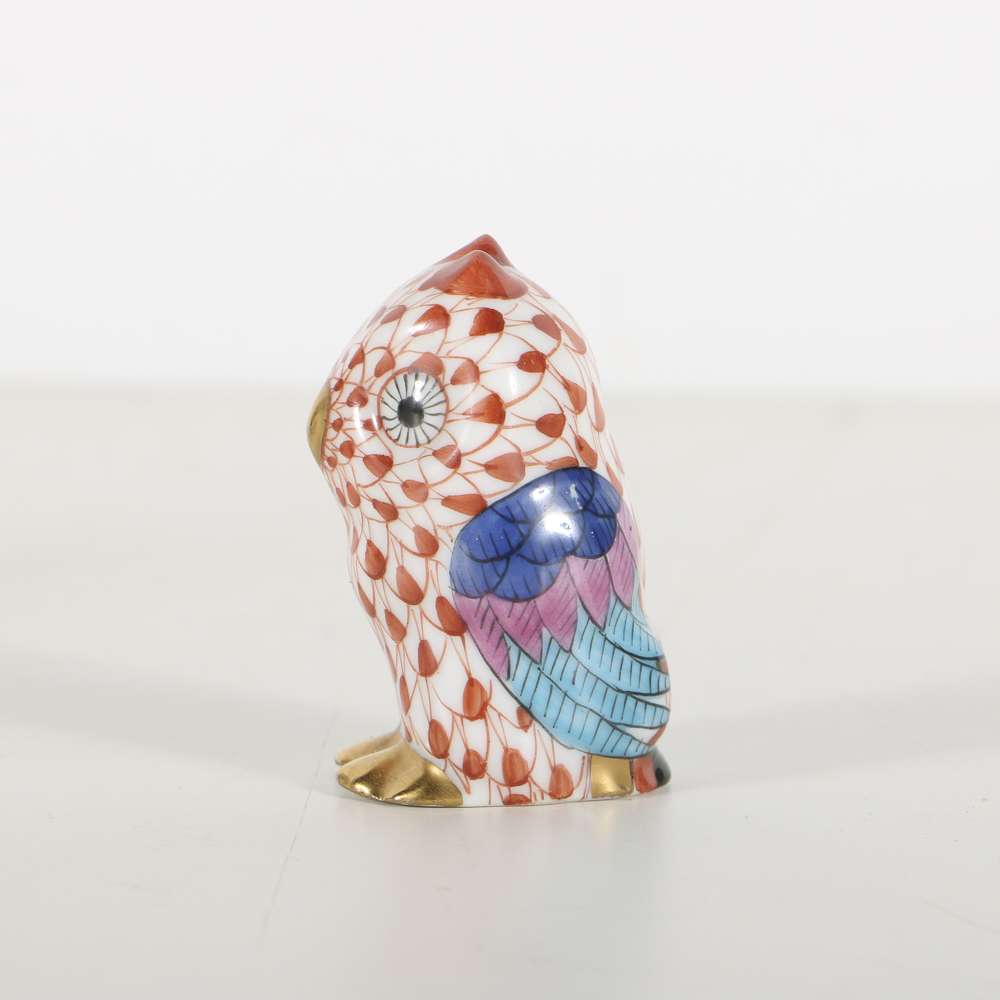 Two Small Herend Porcelain Figurines