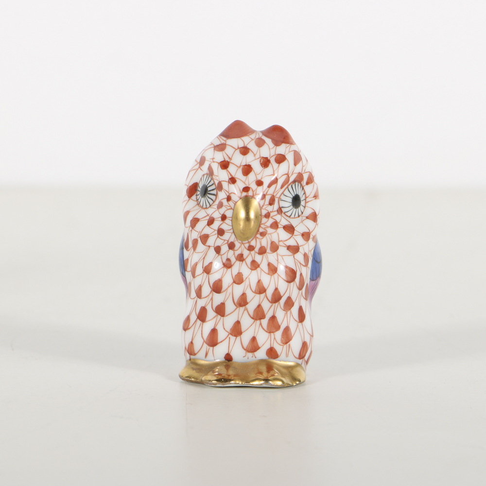 Two Small Herend Porcelain Figurines