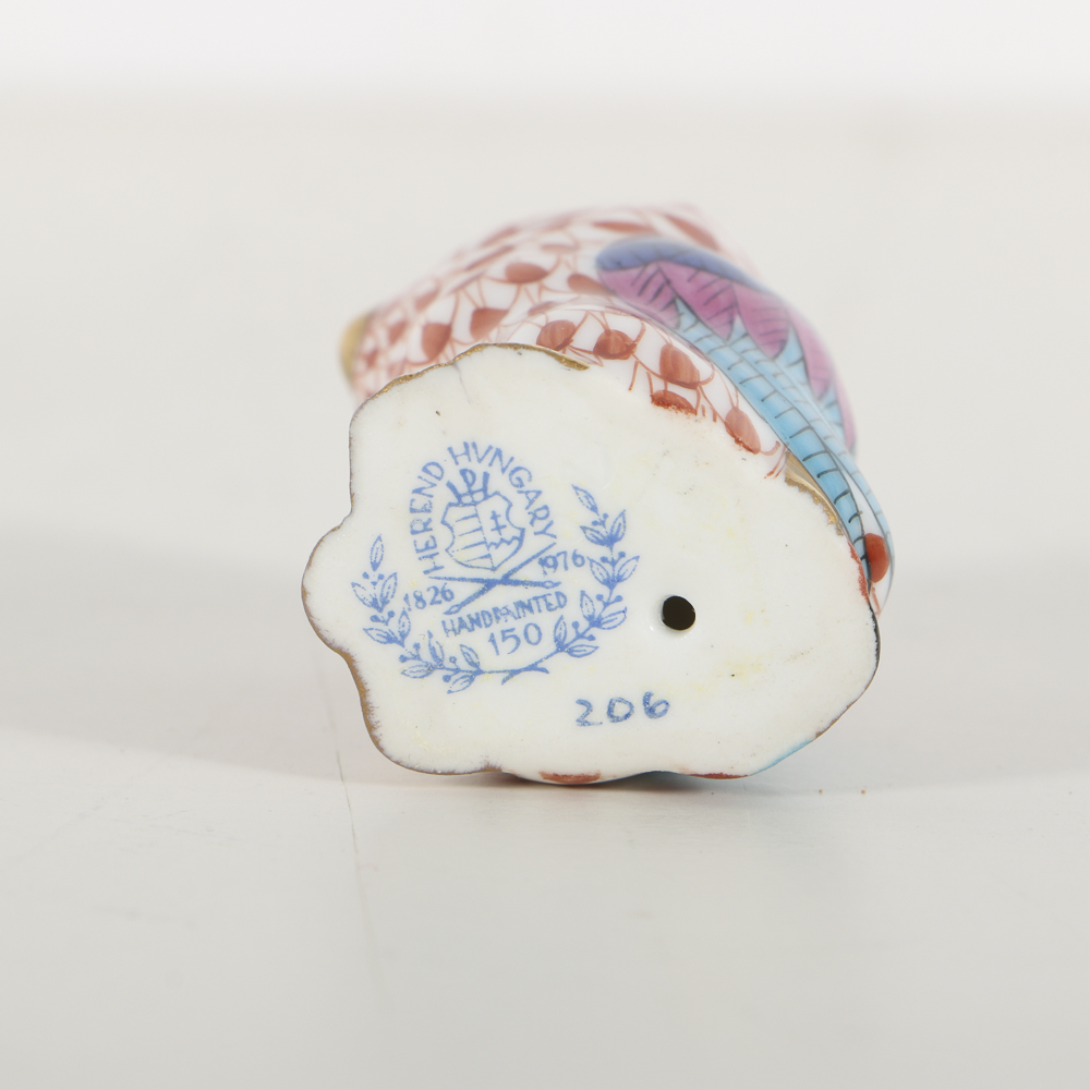 Two Small Herend Porcelain Figurines