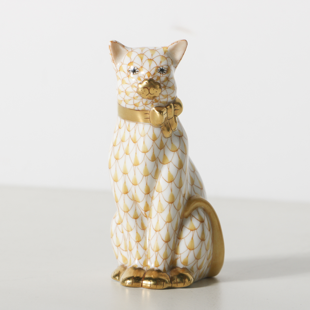 Two Small Herend Porcelain Figurines