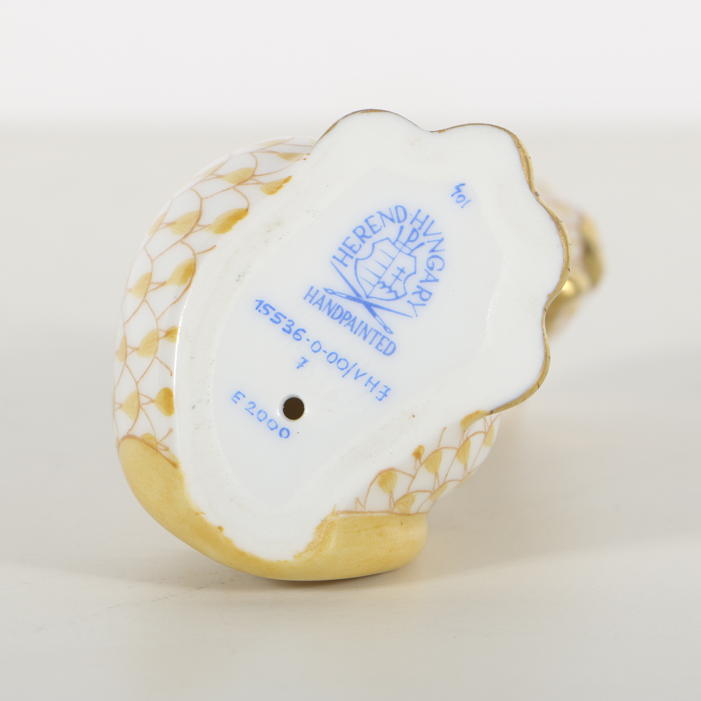 Two Small Herend Porcelain Figurines