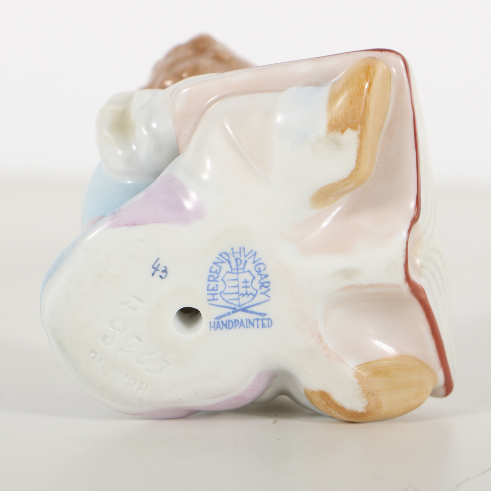 Three Herend Porcelain Figurines Of Children