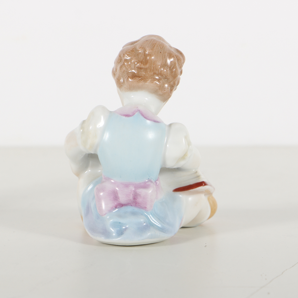 Three Herend Porcelain Figurines Of Children