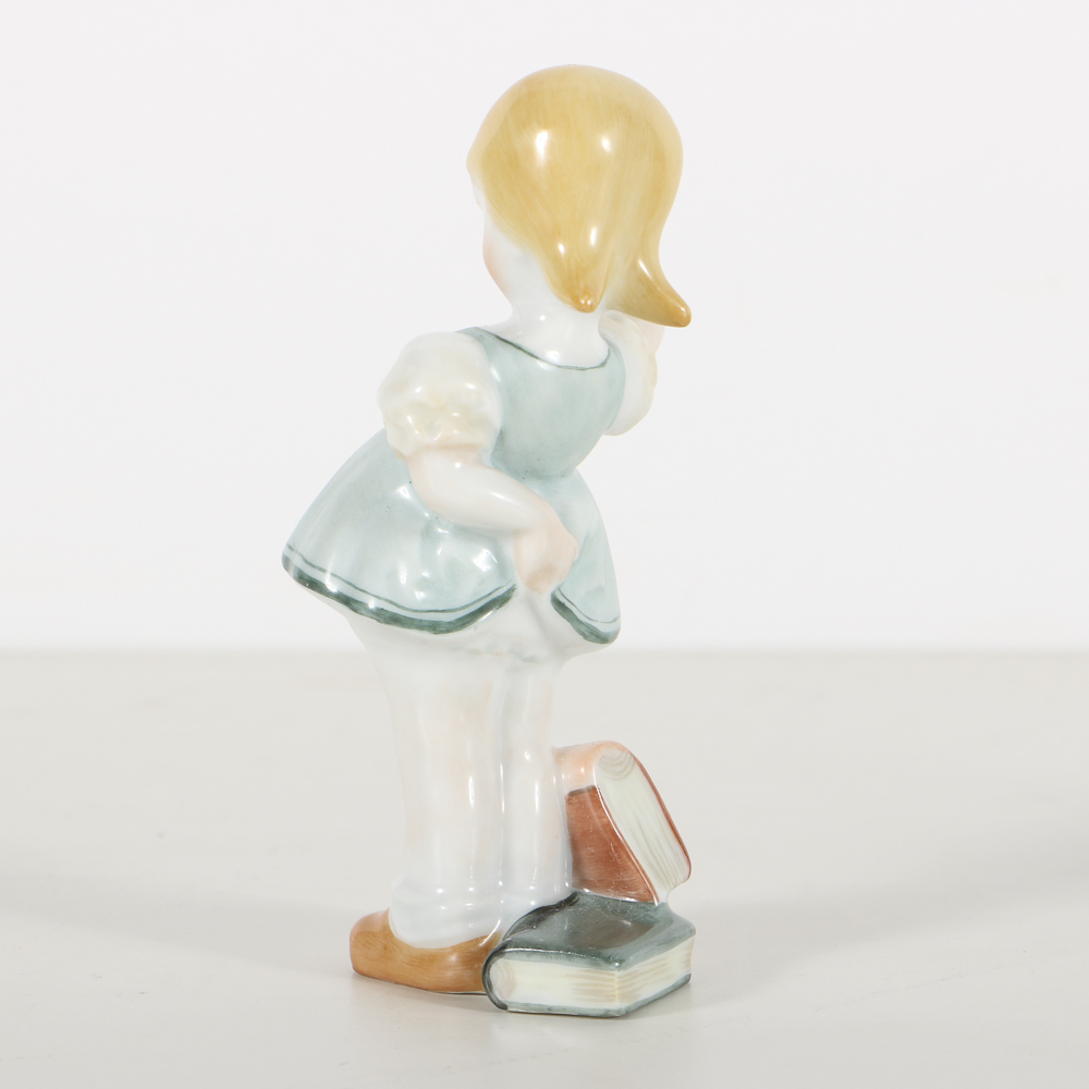 Three Herend Porcelain Figurines Of Children