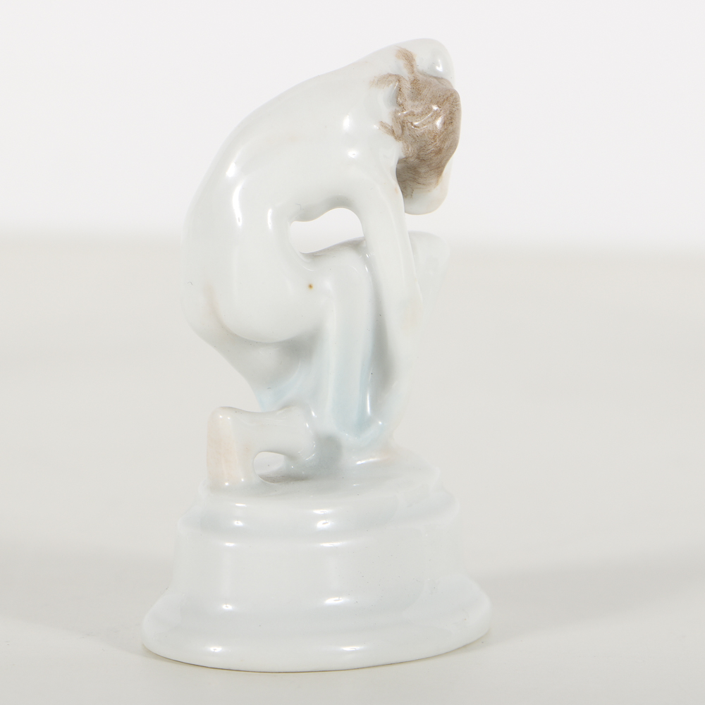 Three Small Herend Porcelain Figurines Of Children