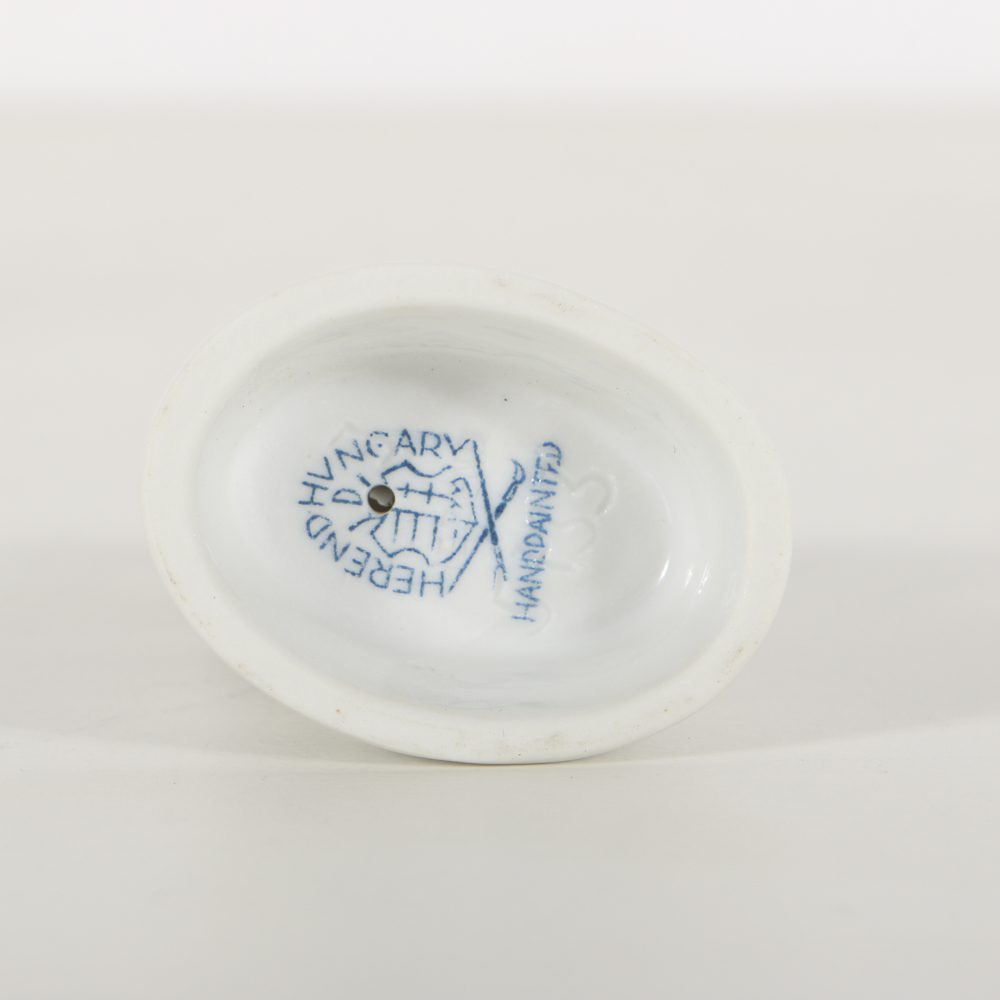 Three Small Herend Porcelain Figurines Of Children